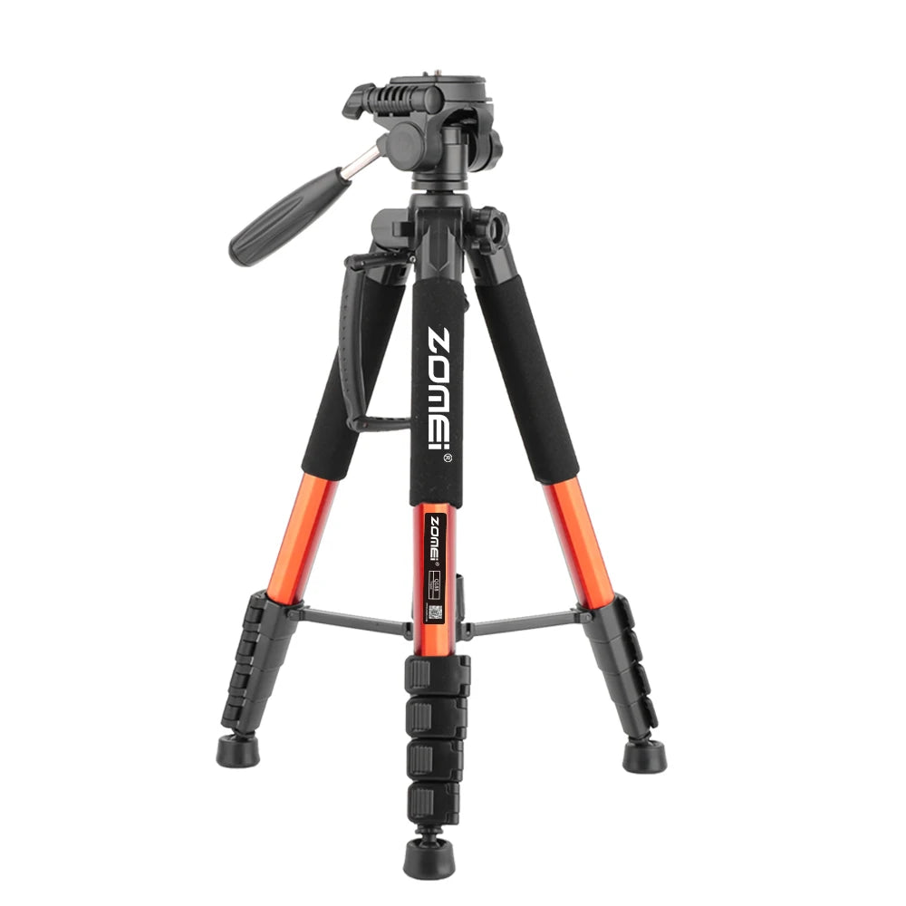 Zomei Q188 188cm Professional photography accessories video camera DSLR tripod for phone with phone holder