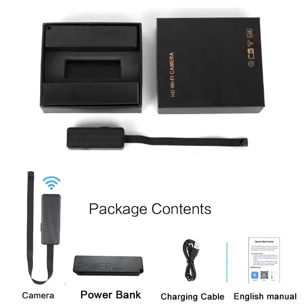 1080P HD WIFI Cameras- Motion Detection, SD Card Storage, loop recording，App supports iOS and Android,