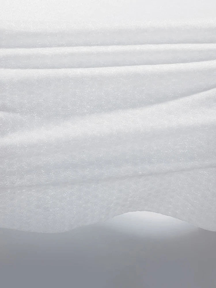 100PCS Natural Disposable Face Towel Travel Facial Cleansing Wet And Dry Makeup Remover Pearl Cotton Soft Makeup Nonwoven Towel