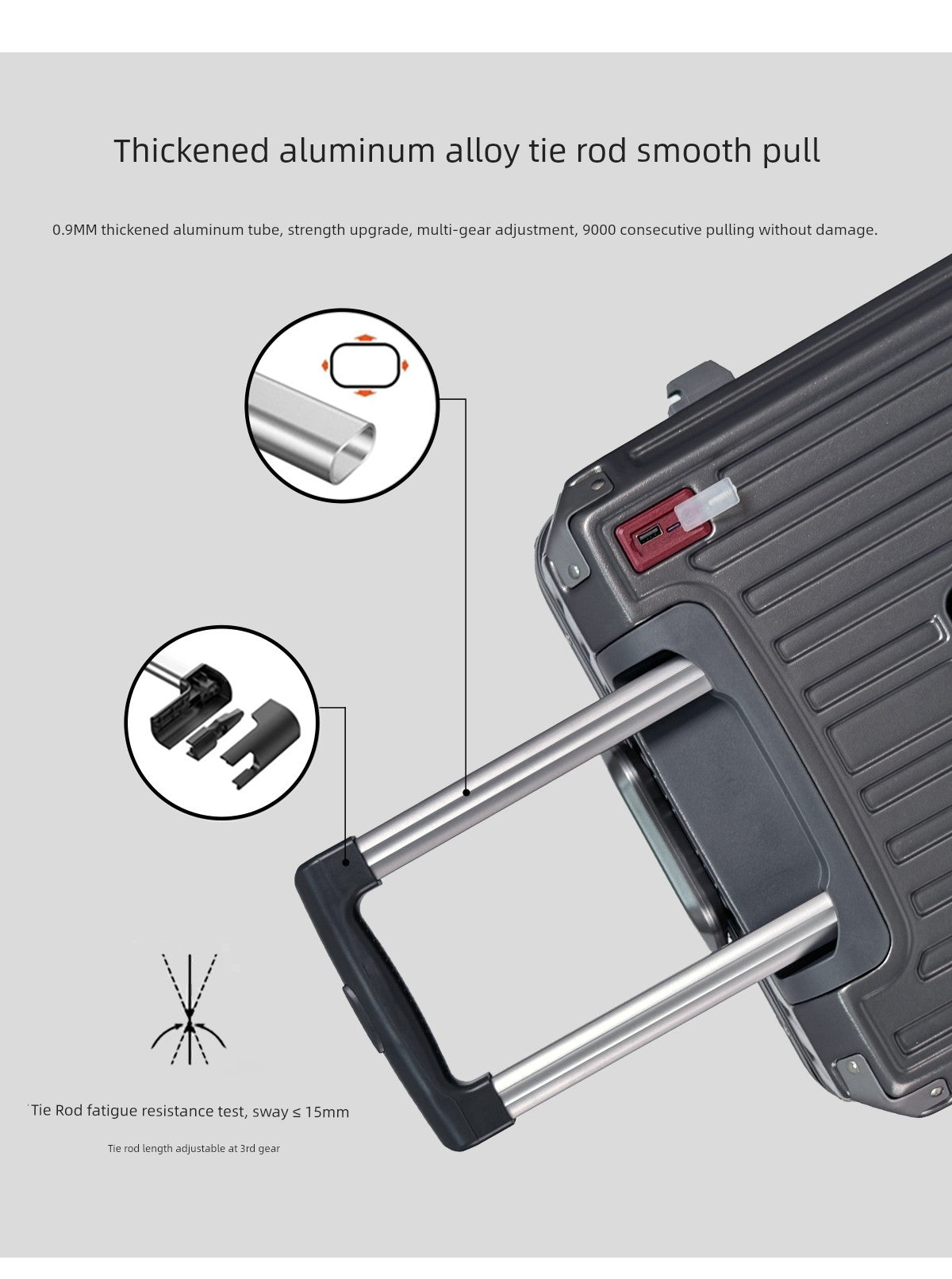 Lee Official Large Capacity Luggage Women's 24-Inch Suitcase Aluminium Frame Luggage New Arrival Student Durable Password Suitcase