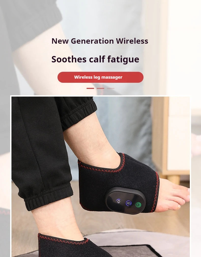 Electric Foot Warmer Massager Heated Guard Legs Joint Heat Compress With Foot Massage