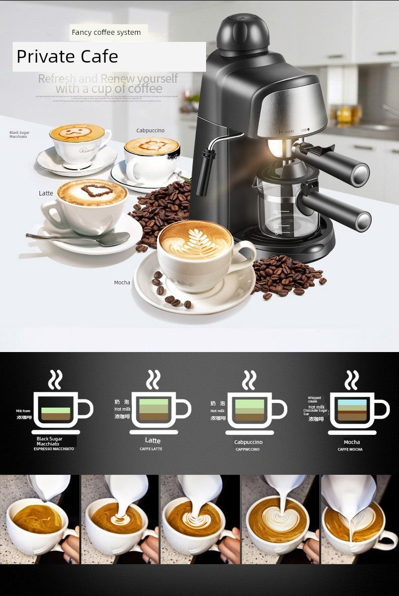 20bar Espresso Coffee Maker Machine Automatic Italian Latte Mocha Coffee Machine