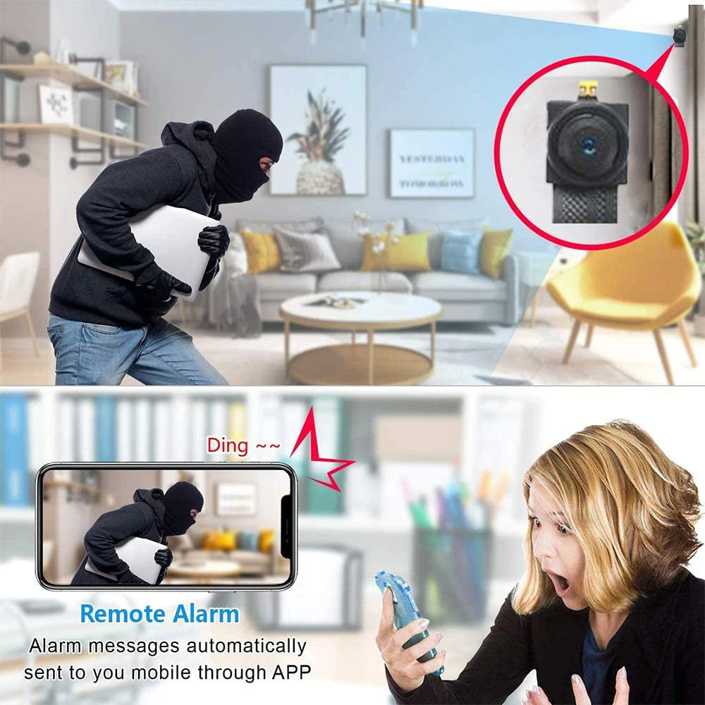 1080P HD WIFI Cameras- Motion Detection, SD Card Storage, loop recording，App supports iOS and Android,