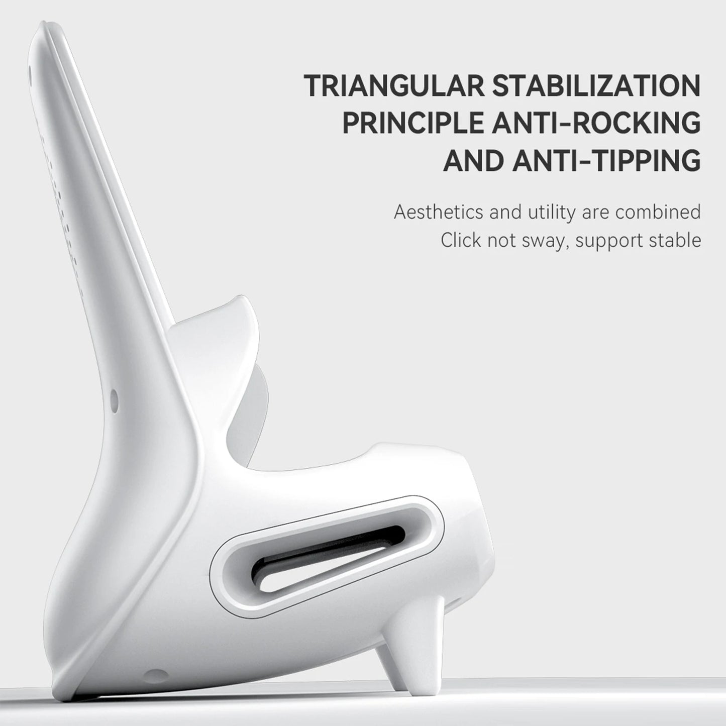 15W Wireless Review Phone Stand Support Mount Desktop Charger Stand Induction Fast Charge for iPhone Phone Holder