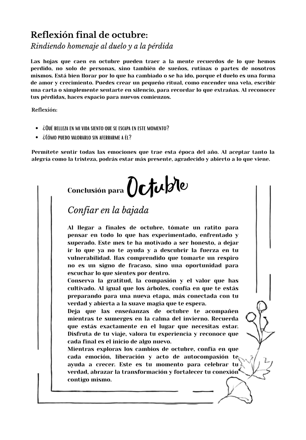 Las etaciones de tu vida