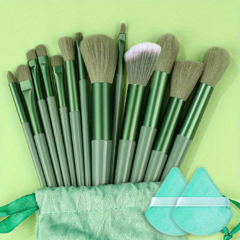 15Pcs Makeup Brush Set Soft Fluffy Professional Cosmetic Foundation Powder Eyeshadow Kabuki Blending Make Up Brush Beauty Tool Ideal For Makeup Beginner And Artist