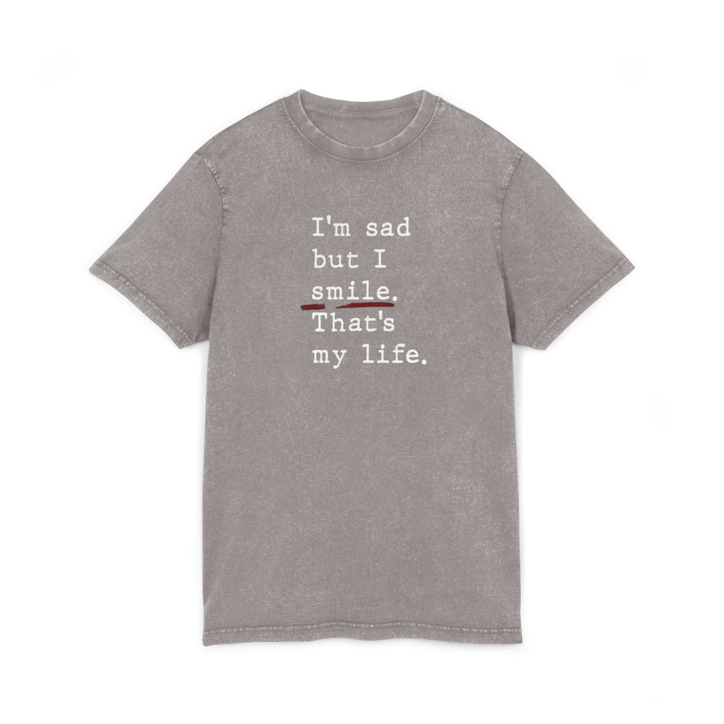 Acid Washed Graphic Tee: Casual Vibes, Perfect Gift for Friends, Everyday Wear, Layering Top, Self - Care Fashion - Metamorphosis Creations