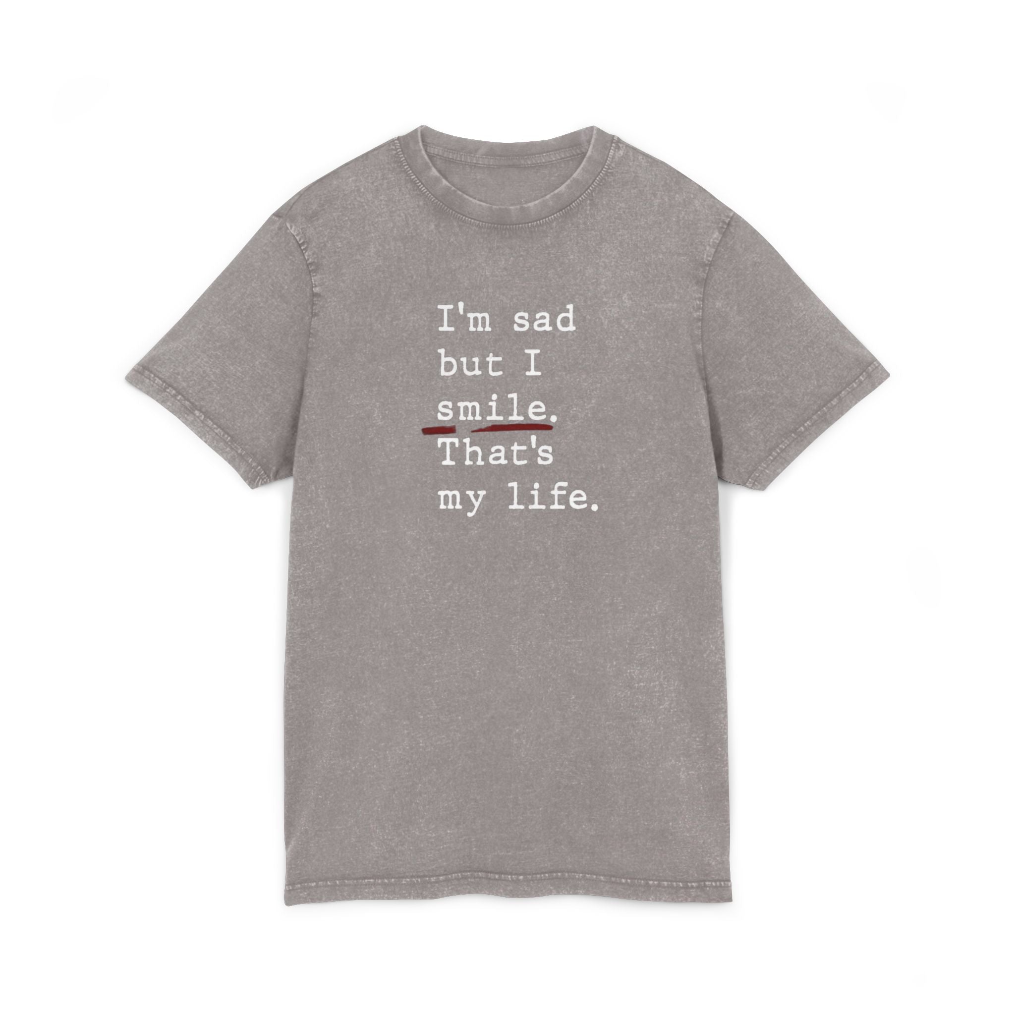 Acid Washed Graphic Tee: Casual Vibes, Perfect Gift for Friends, Everyday Wear, Layering Top, Self - Care Fashion - Metamorphosis Creations
