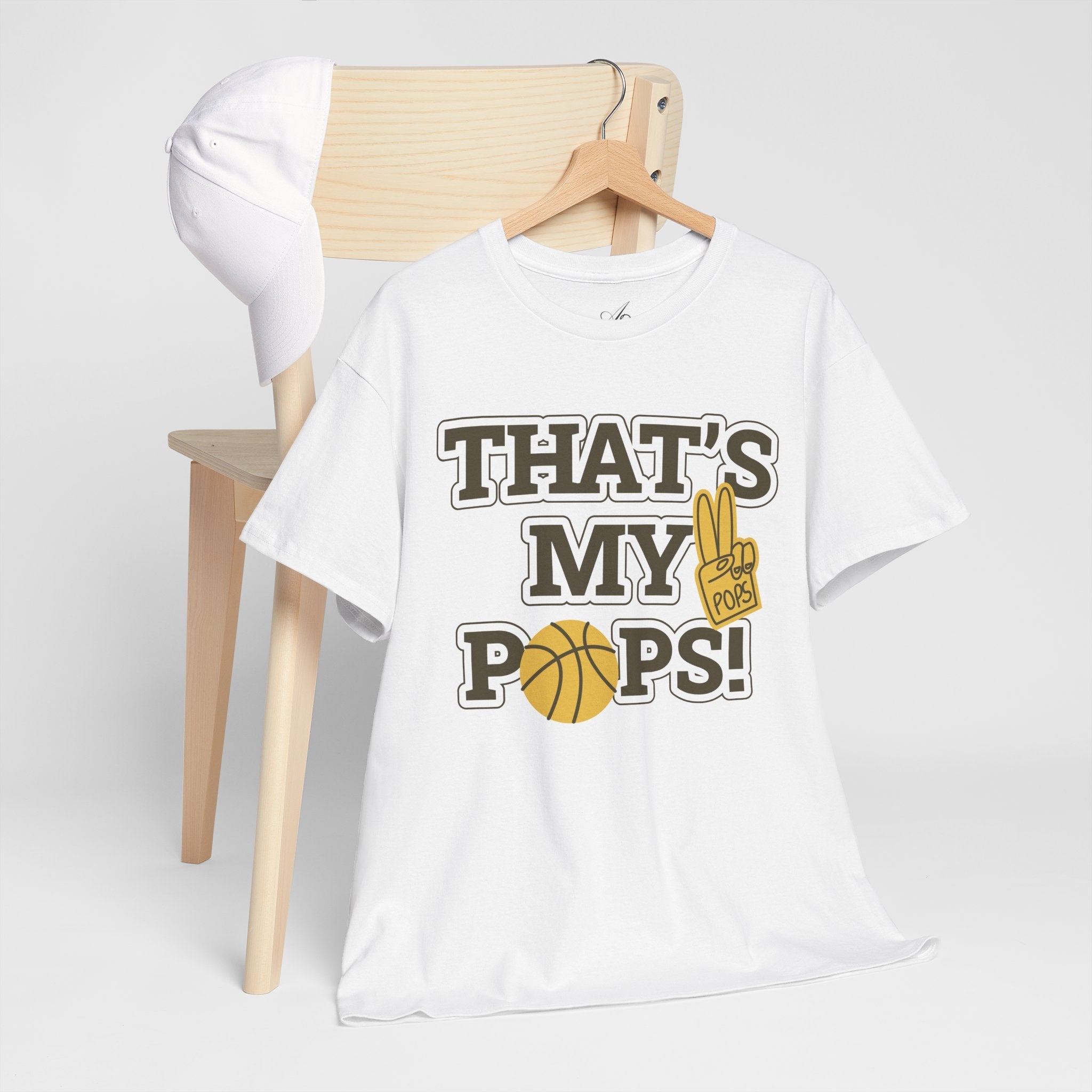 Basketball Dad Tee, Unisex Heavy Cotton T-Shirt for Father's Day, Sports Gift, Father's Day Gift, Family Tee, Casual Wear - Metamorphosis Creations