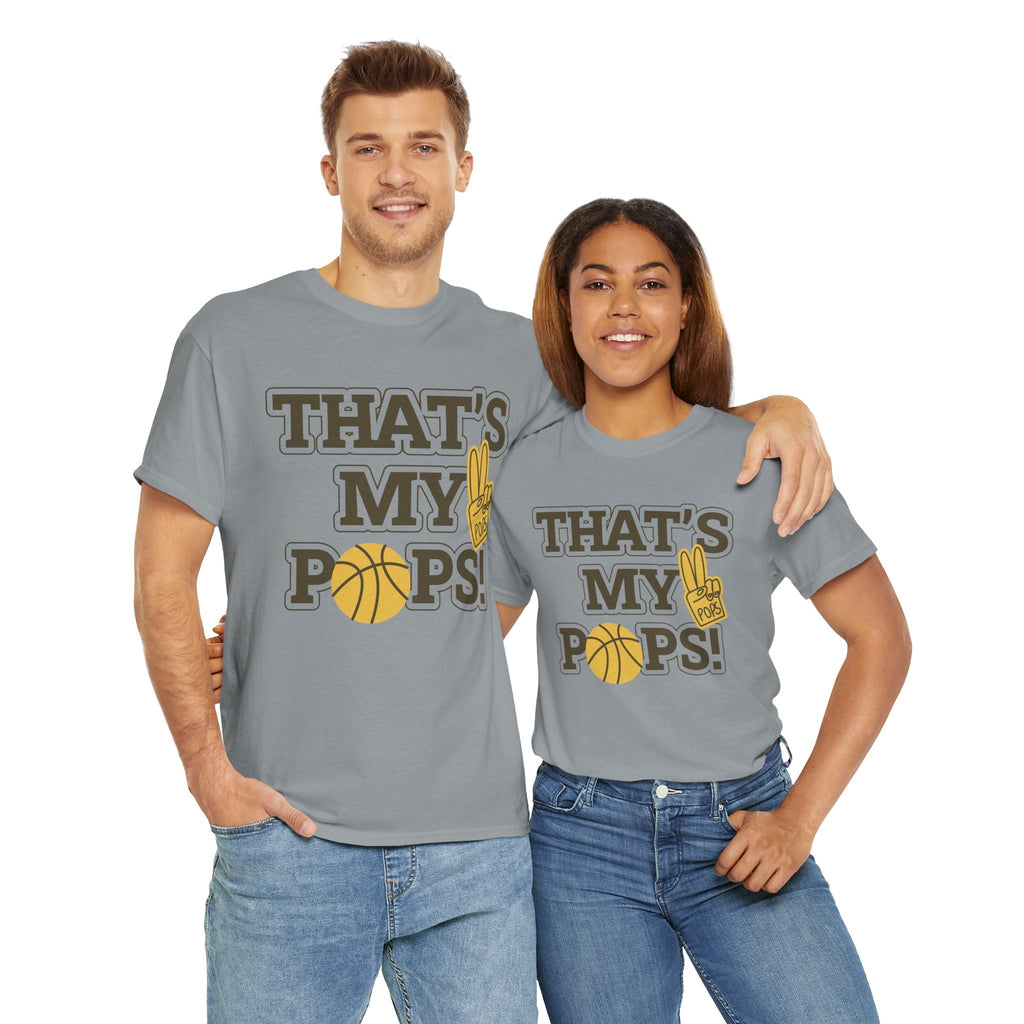 Basketball Dad Tee, Unisex Heavy Cotton T-Shirt for Father's Day, Sports Gift, Father's Day Gift, Family Tee, Casual Wear - Metamorphosis Creations