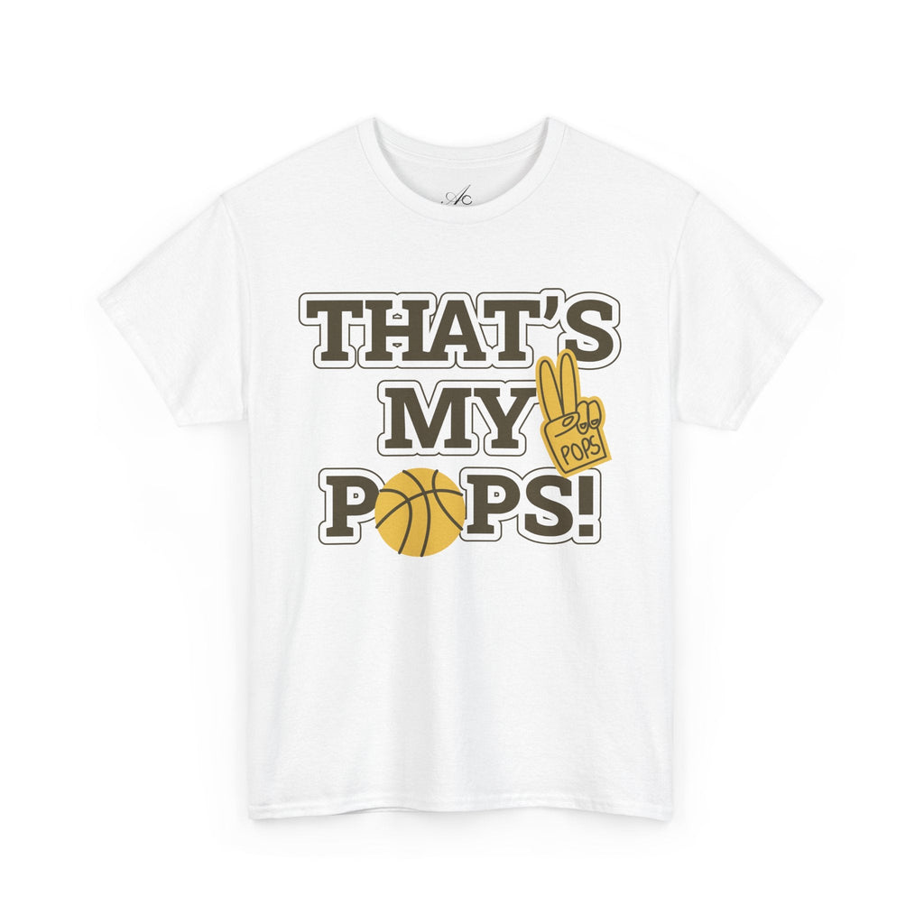 Basketball Dad Tee, Unisex Heavy Cotton T-Shirt for Father's Day, Sports Gift, Father's Day Gift, Family Tee, Casual Wear - Metamorphosis Creations