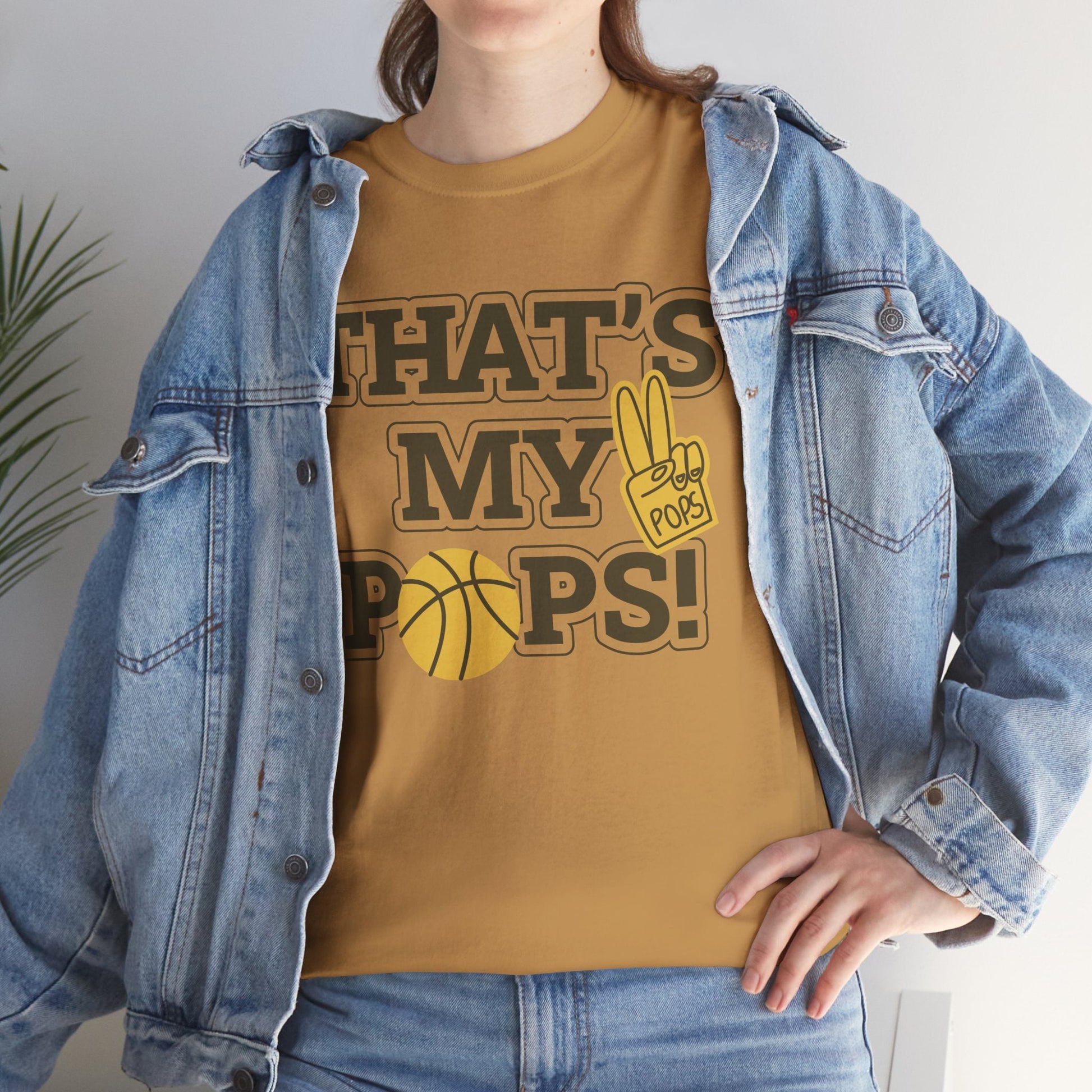 Basketball Dad Tee, Unisex Heavy Cotton T-Shirt for Father's Day, Sports Gift, Father's Day Gift, Family Tee, Casual Wear - Metamorphosis Creations