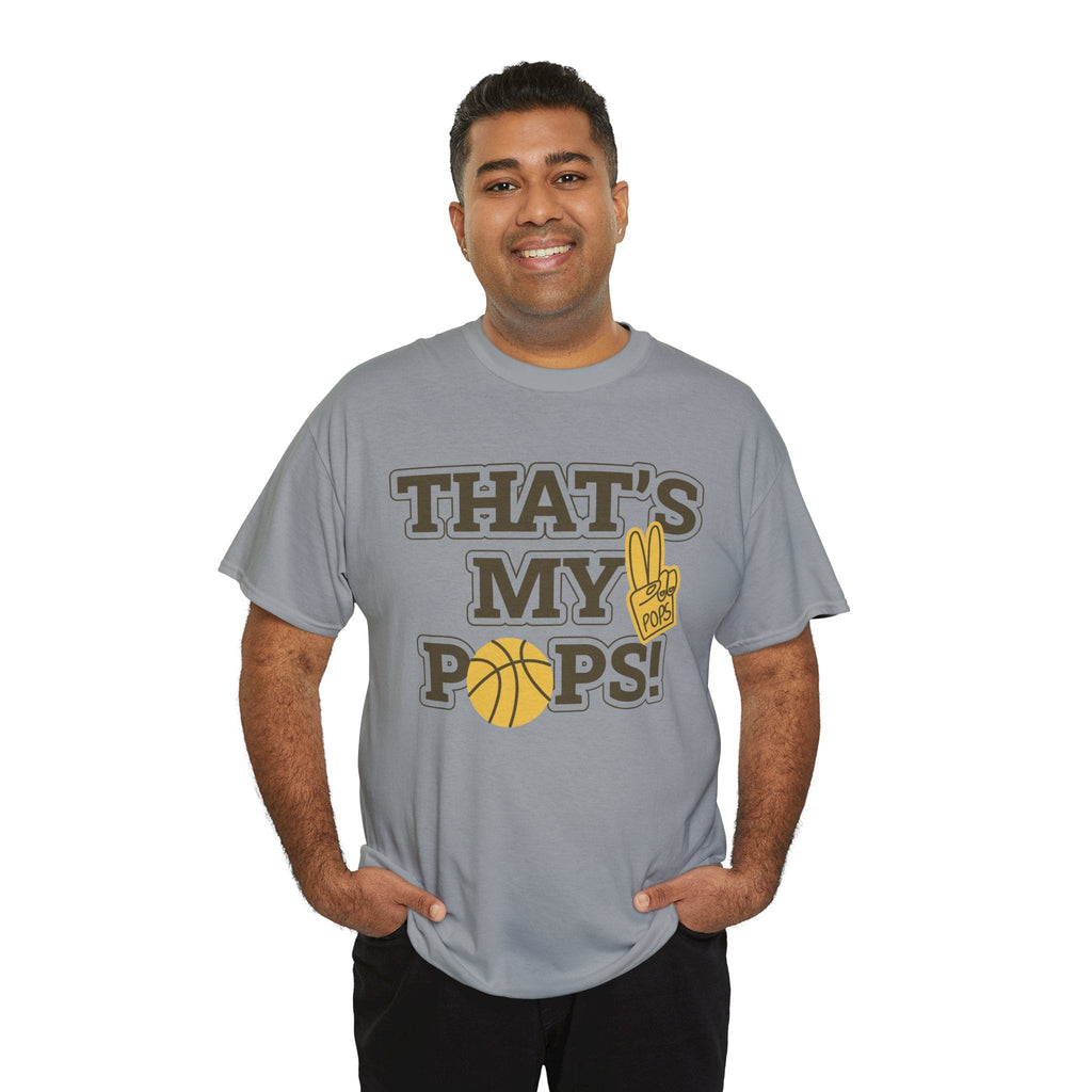 Basketball Dad Tee, Unisex Heavy Cotton T-Shirt for Father's Day, Sports Gift, Father's Day Gift, Family Tee, Casual Wear - Metamorphosis Creations