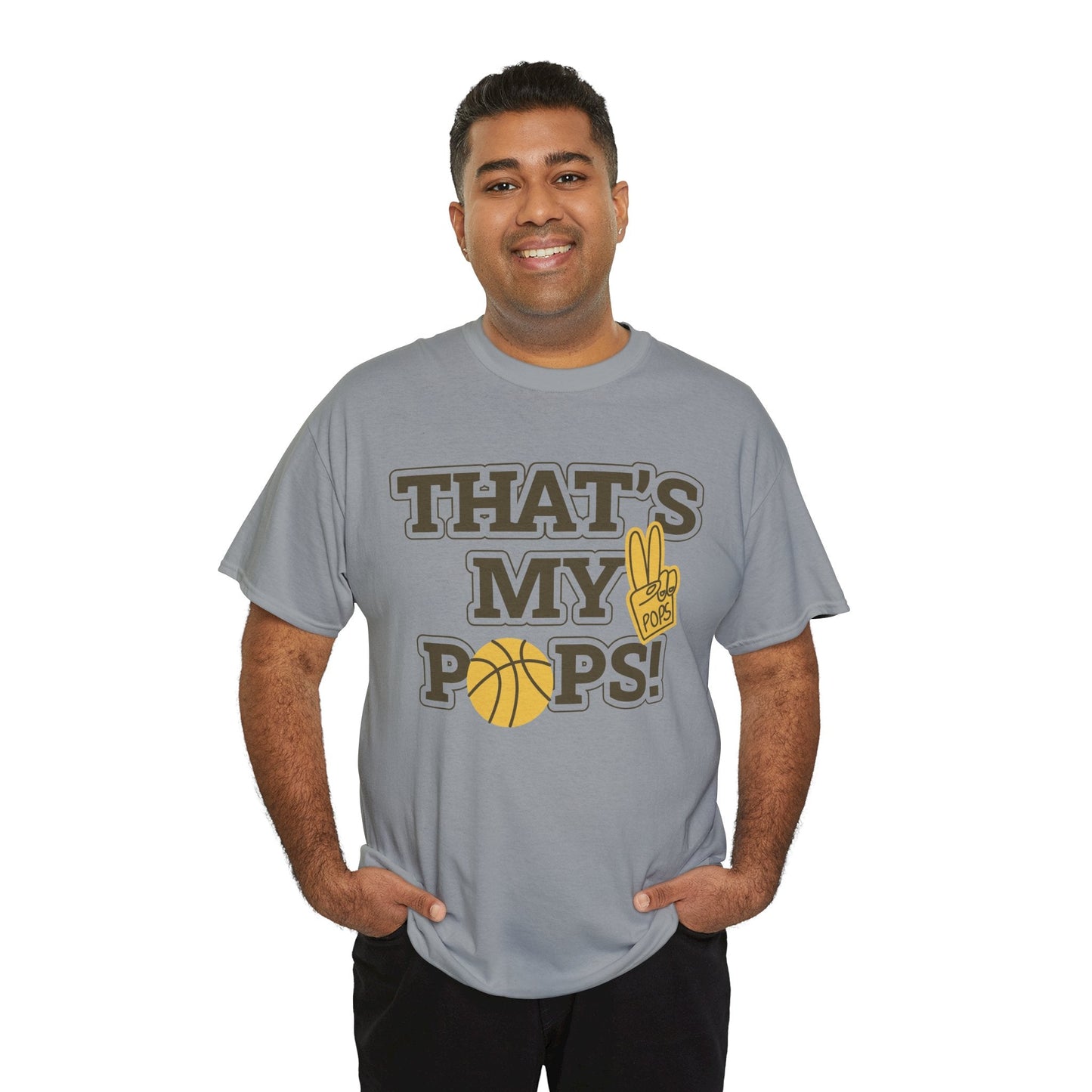 Basketball Dad Tee, Unisex Heavy Cotton T-Shirt for Father's Day, Sports Gift, Father's Day Gift, Family Tee, Casual Wear - Metamorphosis Creations