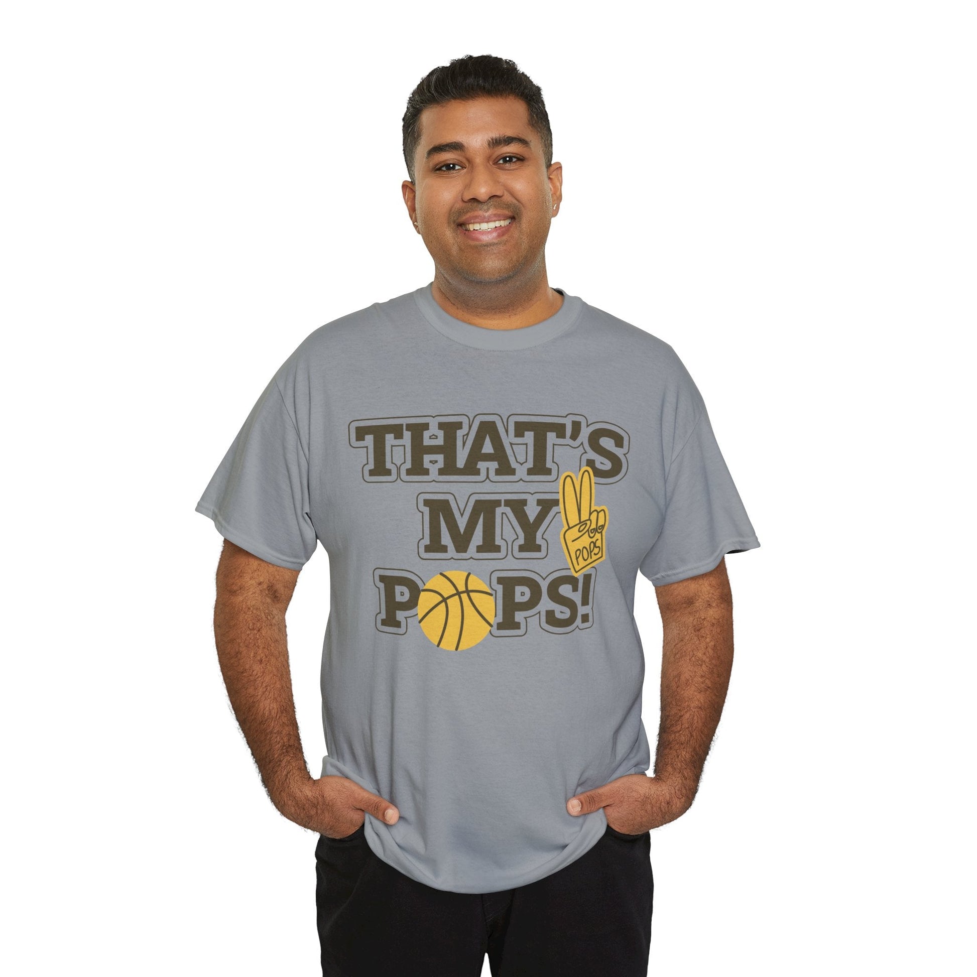 Basketball Dad Tee, Unisex Heavy Cotton T-Shirt for Father's Day, Sports Gift, Father's Day Gift, Family Tee, Casual Wear - Metamorphosis Creations
