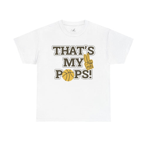 Basketball Dad Tee, Unisex Heavy Cotton T-Shirt for Father's Day, Sports Gift, Father's Day Gift, Family Tee, Casual Wear - Metamorphosis Creations