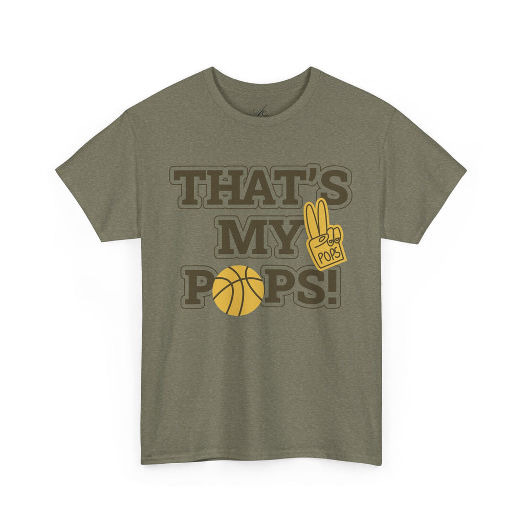Basketball Dad Tee, Unisex Heavy Cotton T-Shirt for Father's Day, Sports Gift, Father's Day Gift, Family Tee, Casual Wear - Metamorphosis Creations