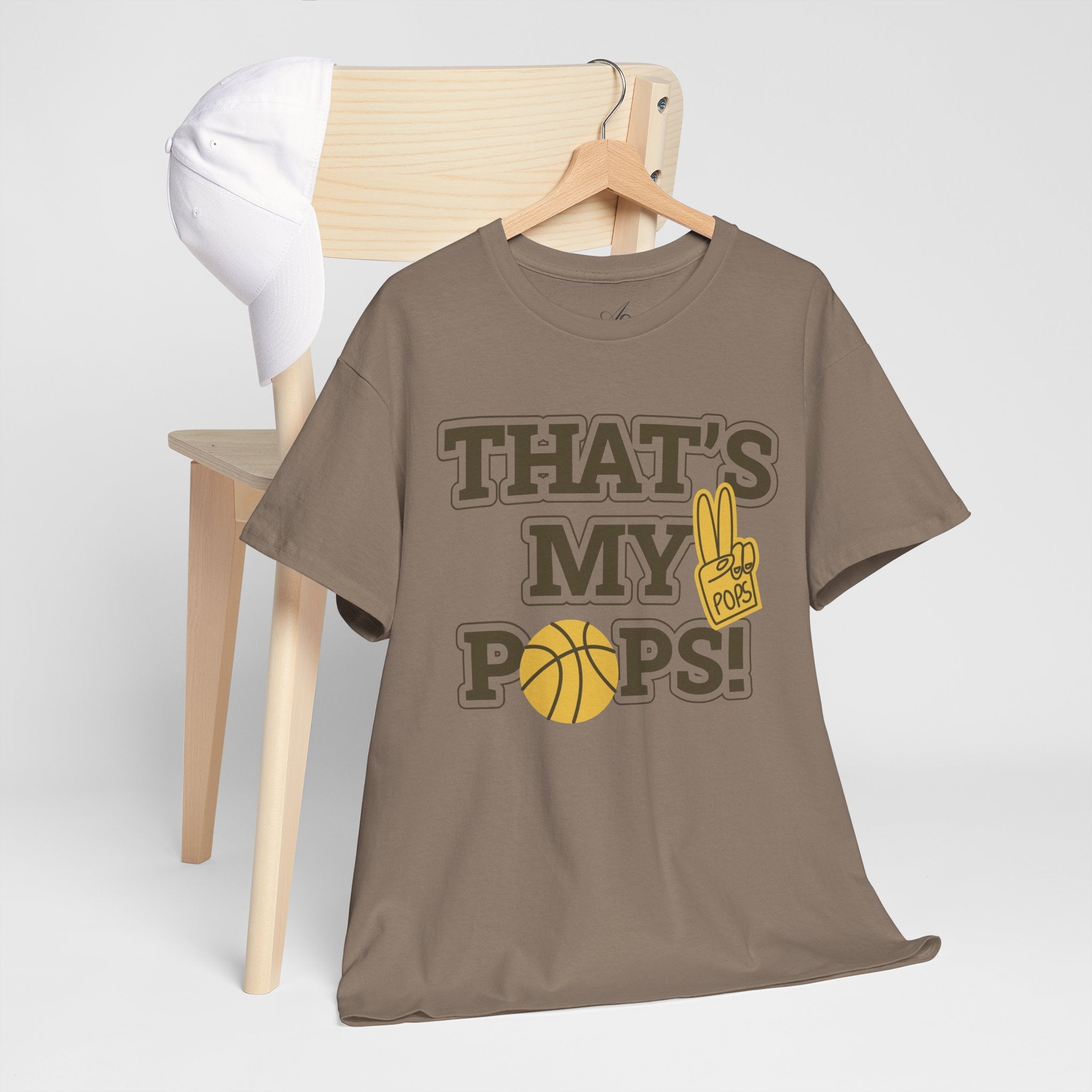 Basketball Dad Tee, Unisex Heavy Cotton T-Shirt for Father's Day, Sports Gift, Father's Day Gift, Family Tee, Casual Wear - Metamorphosis Creations