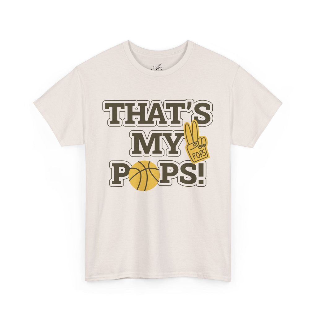 Basketball Dad Tee, Unisex Heavy Cotton T-Shirt for Father's Day, Sports Gift, Father's Day Gift, Family Tee, Casual Wear - Metamorphosis Creations