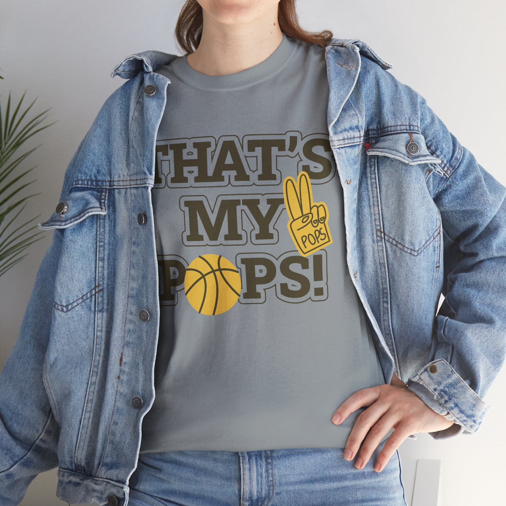Basketball Dad Tee, Unisex Heavy Cotton T-Shirt for Father's Day, Sports Gift, Father's Day Gift, Family Tee, Casual Wear - Metamorphosis Creations