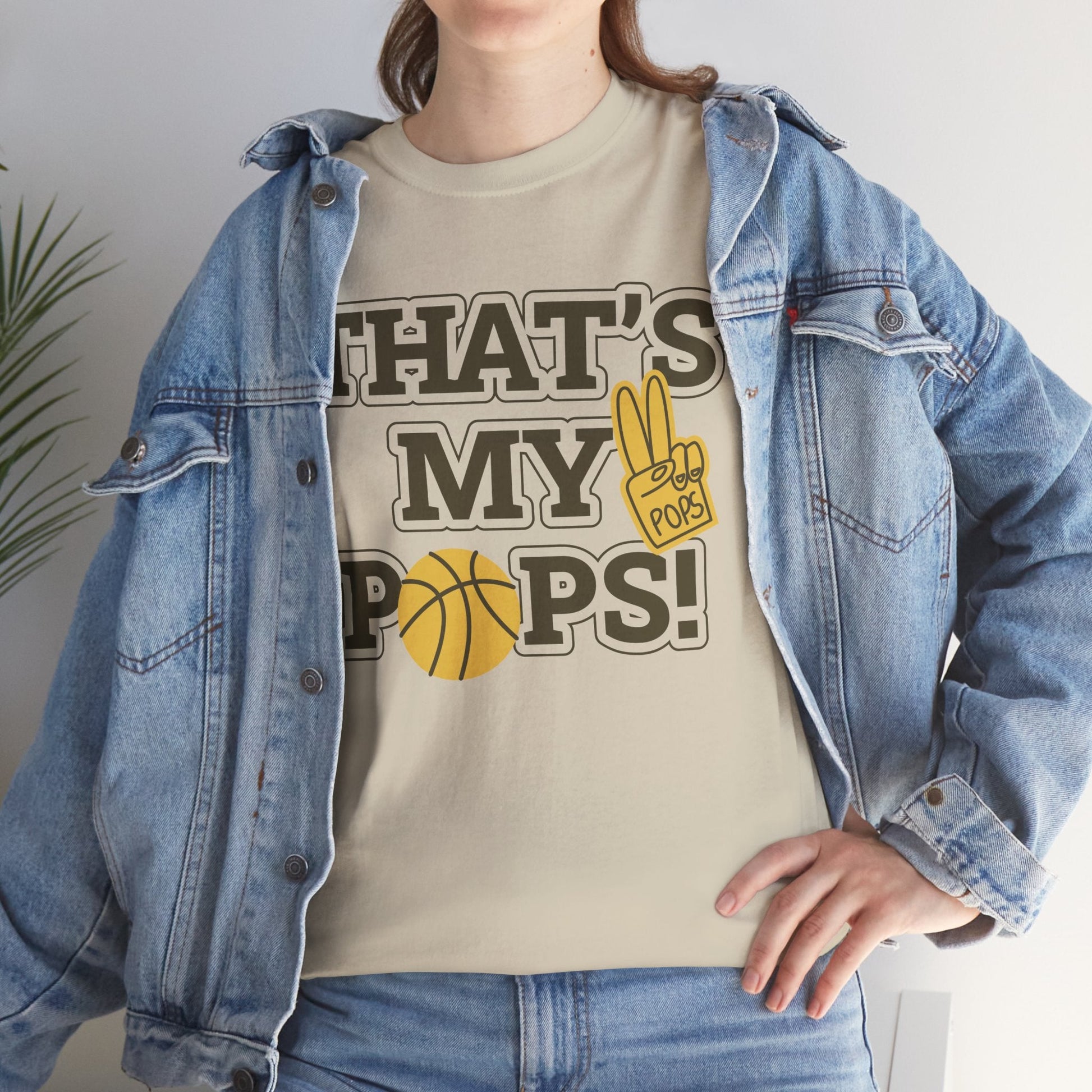 Basketball Dad Tee, Unisex Heavy Cotton T-Shirt for Father's Day, Sports Gift, Father's Day Gift, Family Tee, Casual Wear - Metamorphosis Creations