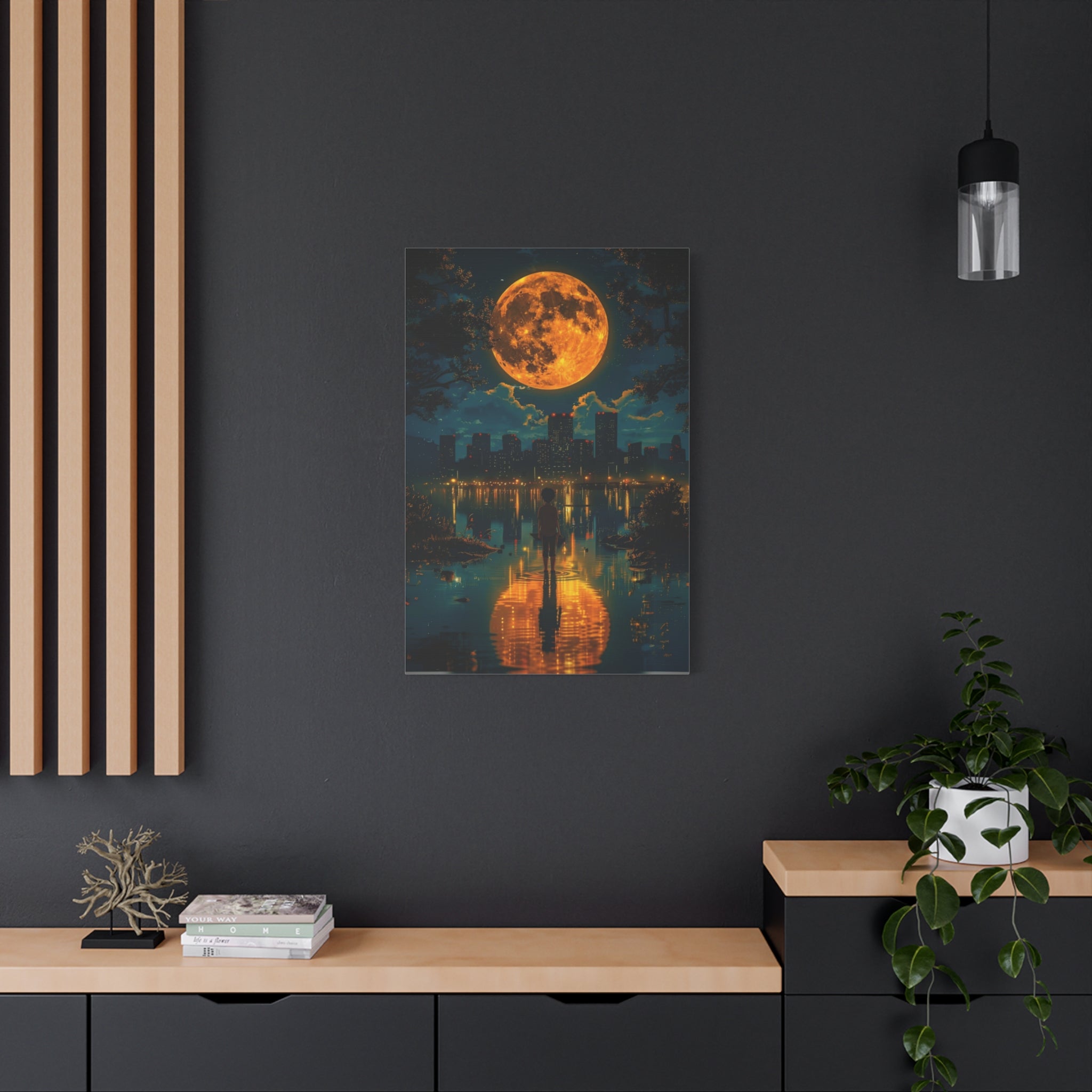 Because words have the power to move you let them live on your wall, Unique Nightscape Decoration, Perfect for Any Occasion - Metamorphosis Creations