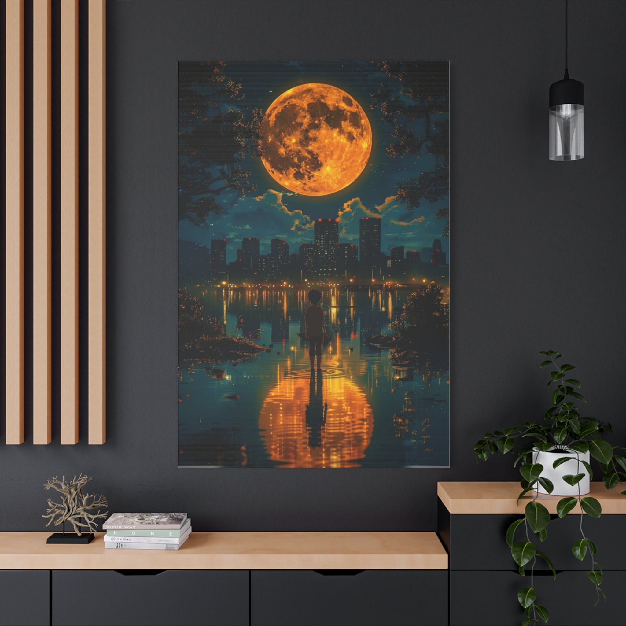 Because words have the power to move you let them live on your wall, Unique Nightscape Decoration, Perfect for Any Occasion - Metamorphosis Creations