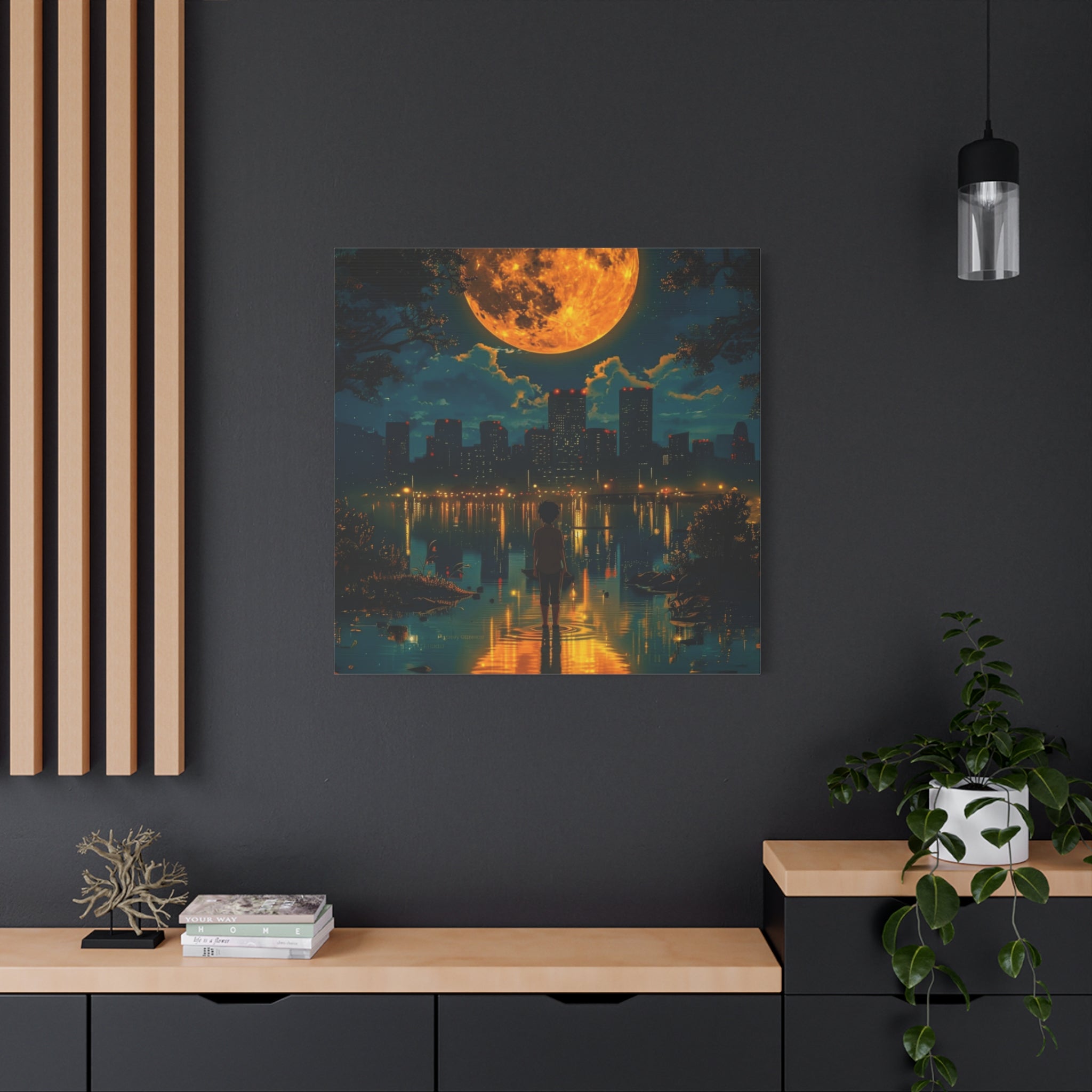 Because words have the power to move you let them live on your wall, Unique Nightscape Decoration, Perfect for Any Occasion - Metamorphosis Creations