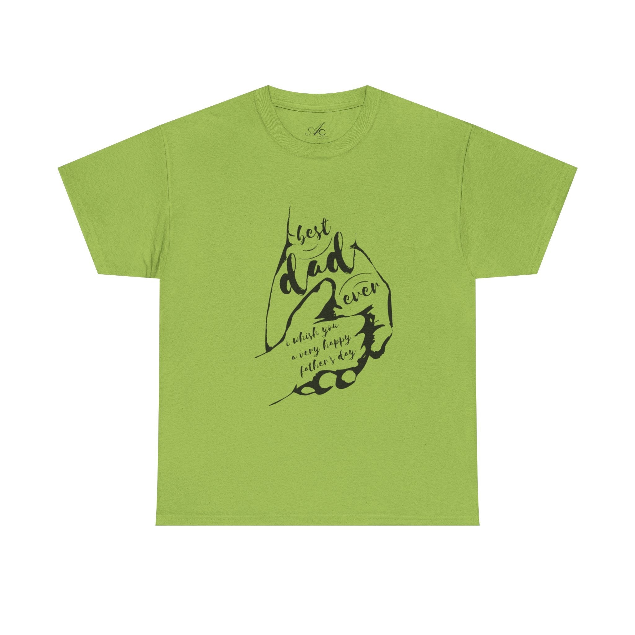 Best Dad Ever T-Shirt | Unisex Heavy Cotton Tee for Father's Day, Gifts for Dads, Cool Dad Apparel, Everyday Wear, Family Celebrations - Metamorphosis Creations