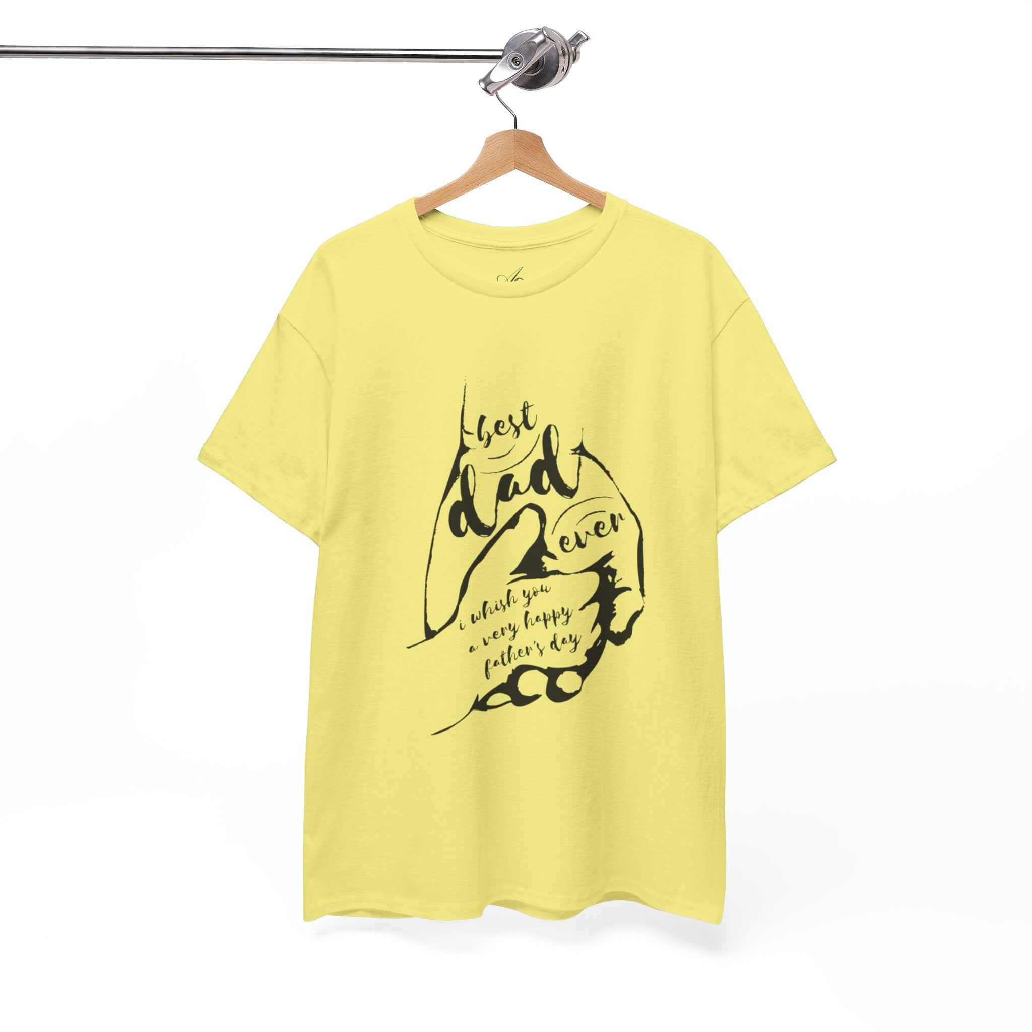 Best Dad Ever T-Shirt | Unisex Heavy Cotton Tee for Father's Day, Gifts for Dads, Cool Dad Apparel, Everyday Wear, Family Celebrations - Metamorphosis Creations