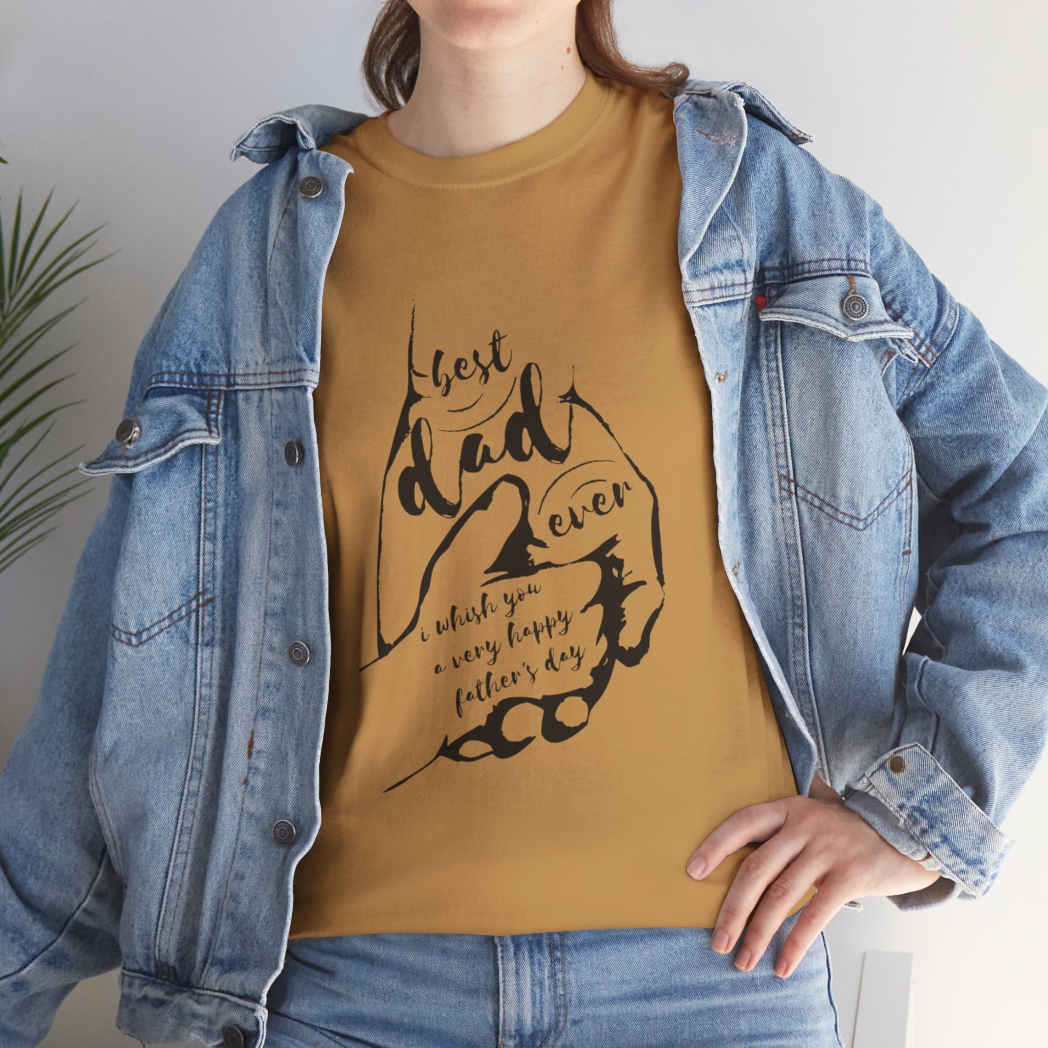 Best Dad Ever T-Shirt | Unisex Heavy Cotton Tee for Father's Day, Gifts for Dads, Cool Dad Apparel, Everyday Wear, Family Celebrations - Metamorphosis Creations