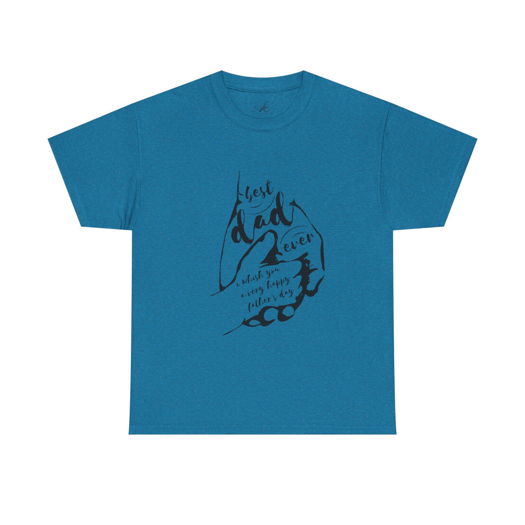 Best Dad Ever T-Shirt | Unisex Heavy Cotton Tee for Father's Day, Gifts for Dads, Cool Dad Apparel, Everyday Wear, Family Celebrations - Metamorphosis Creations