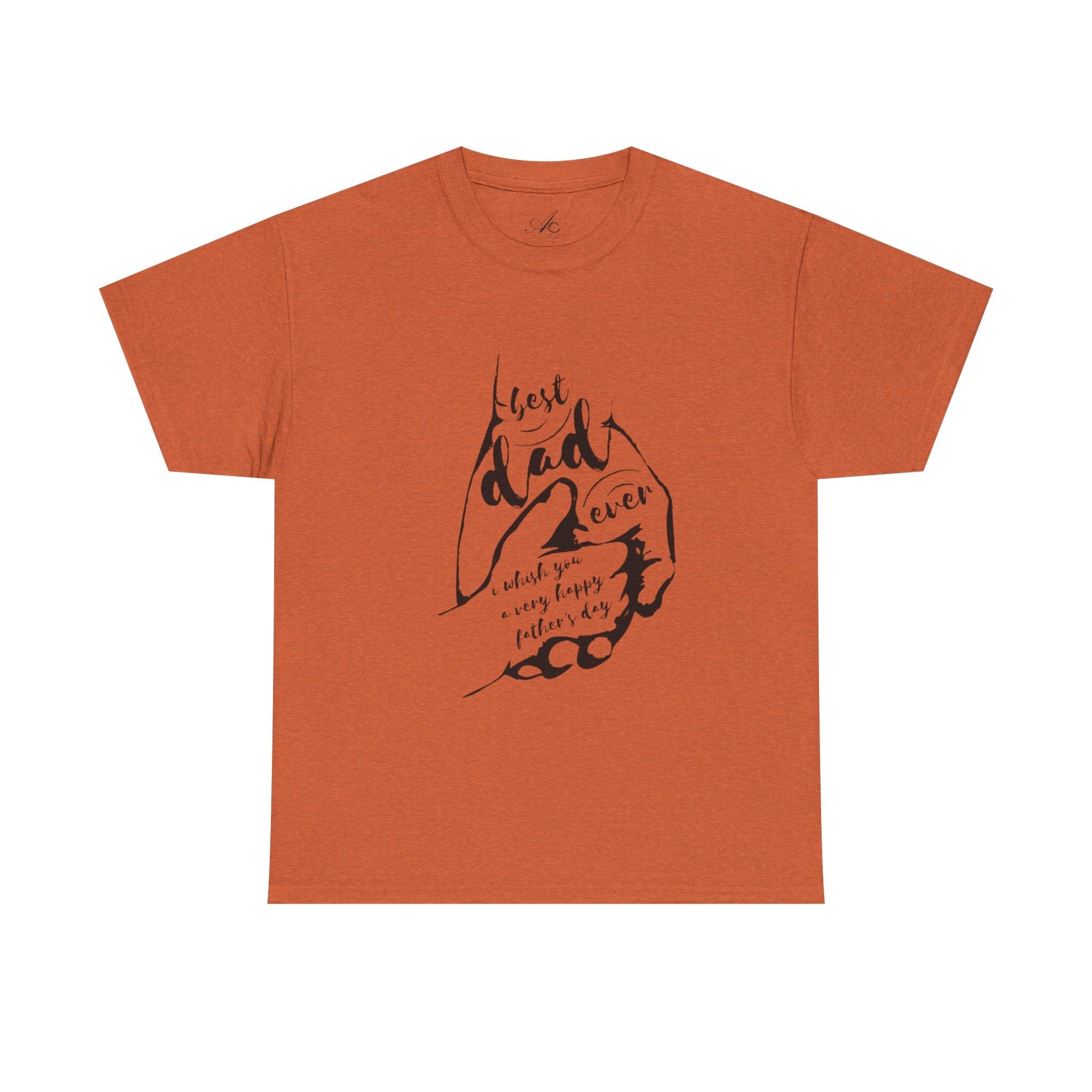 Best Dad Ever T-Shirt | Unisex Heavy Cotton Tee for Father's Day, Gifts for Dads, Cool Dad Apparel, Everyday Wear, Family Celebrations - Metamorphosis Creations