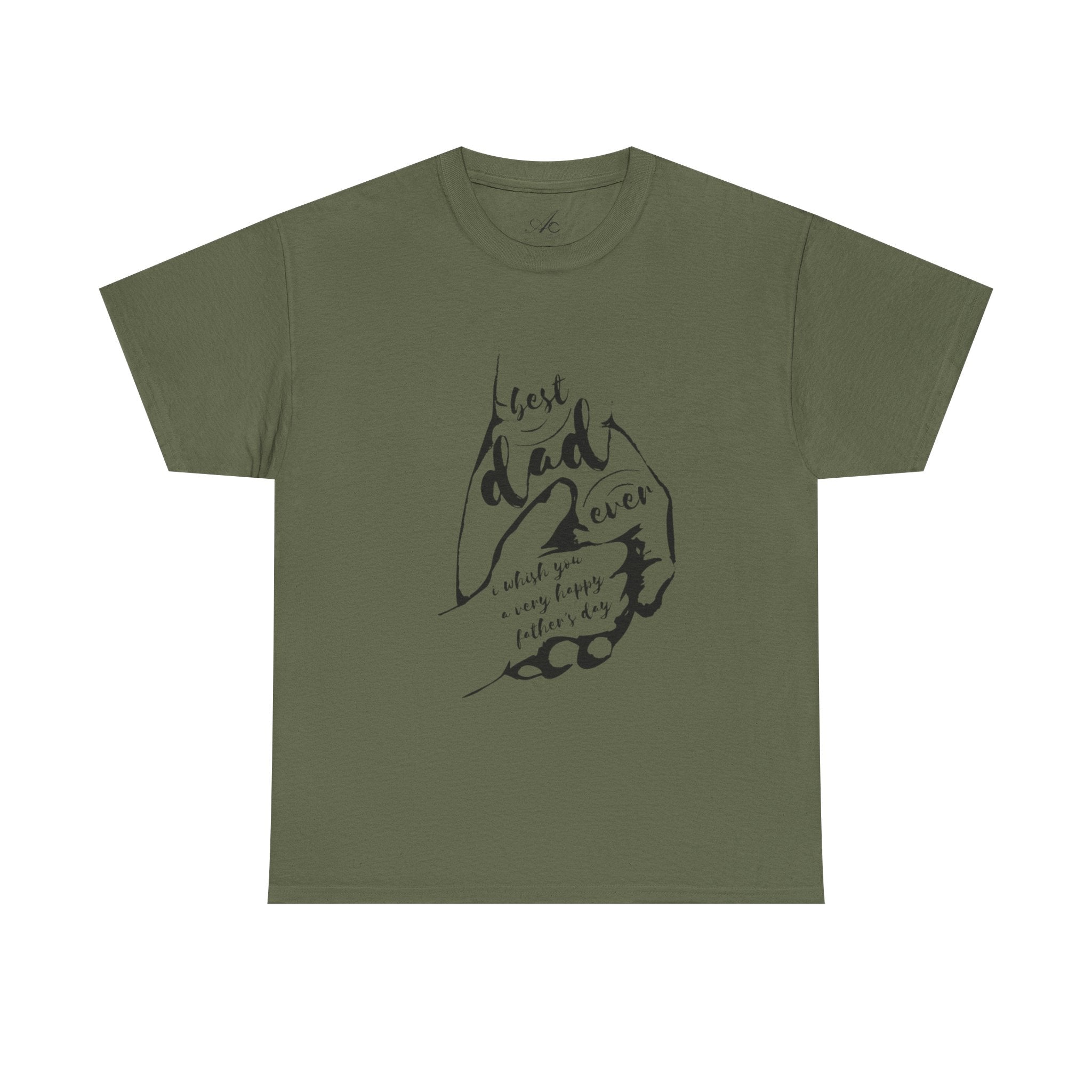 Best Dad Ever T-Shirt | Unisex Heavy Cotton Tee for Father's Day, Gifts for Dads, Cool Dad Apparel, Everyday Wear, Family Celebrations - Metamorphosis Creations