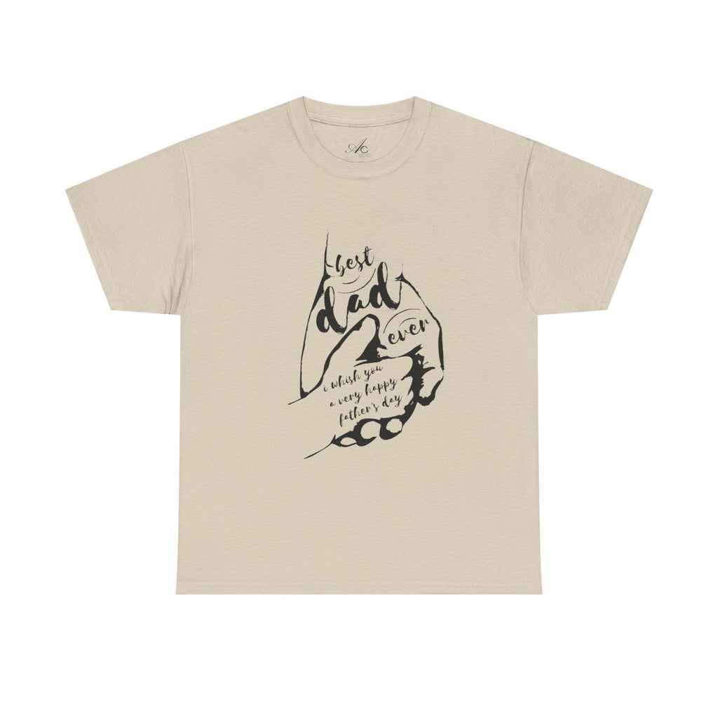 Best Dad Ever T-Shirt | Unisex Heavy Cotton Tee for Father's Day, Gifts for Dads, Cool Dad Apparel, Everyday Wear, Family Celebrations - Metamorphosis Creations