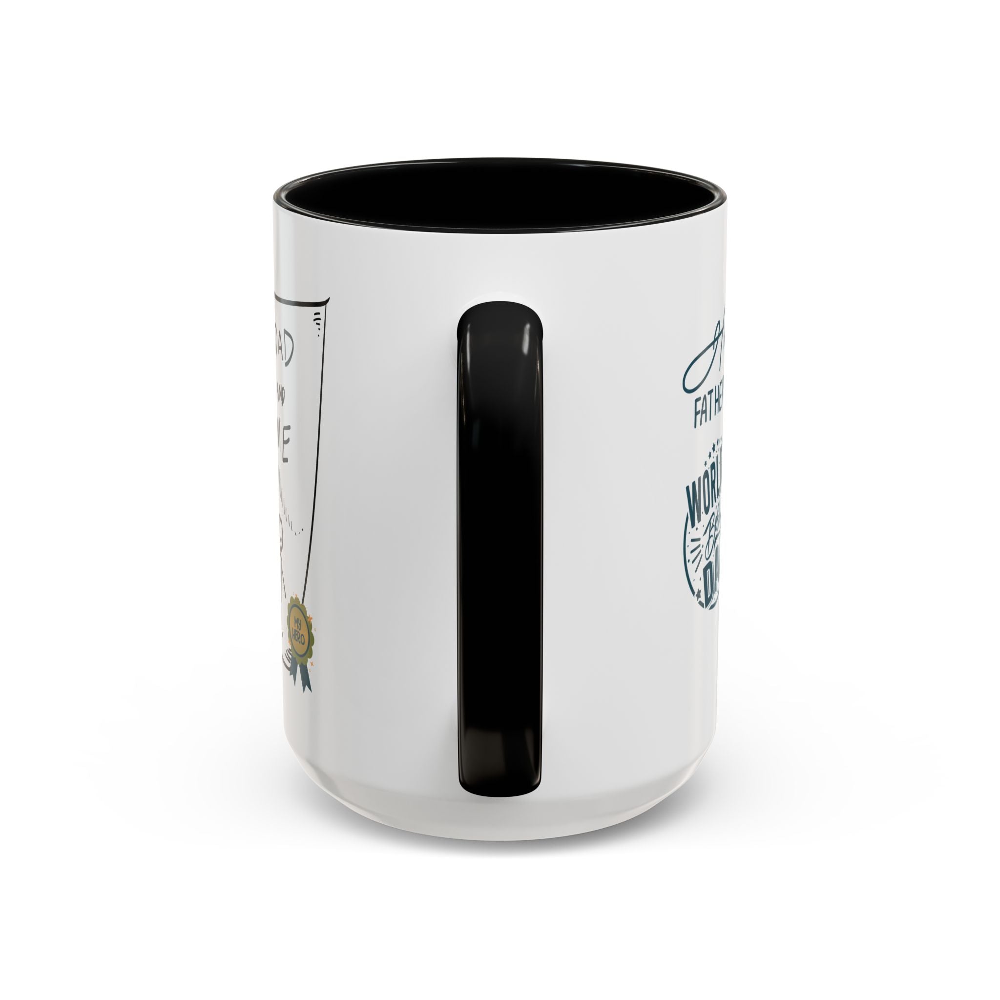 Best Dad Mug Masculine Design Mug Sentimental Fathers Gift Accent Coffee Mug (11, 15oz) - Metamorphosis Creations