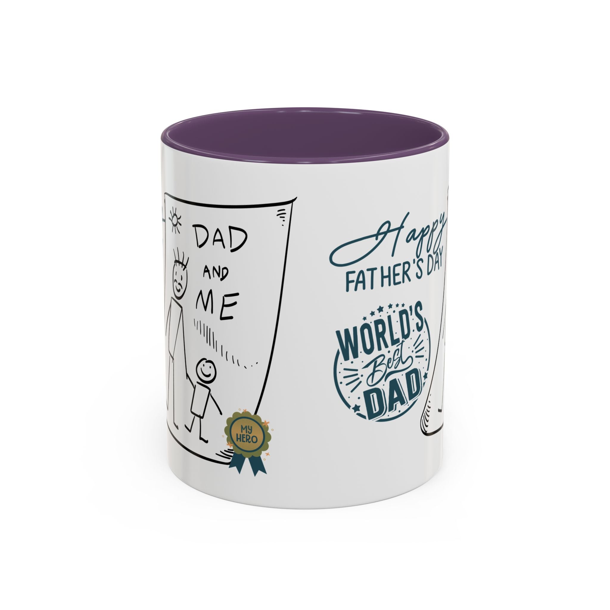 Best Dad Mug Masculine Design Mug Sentimental Fathers Gift Accent Coffee Mug (11, 15oz) - Metamorphosis Creations