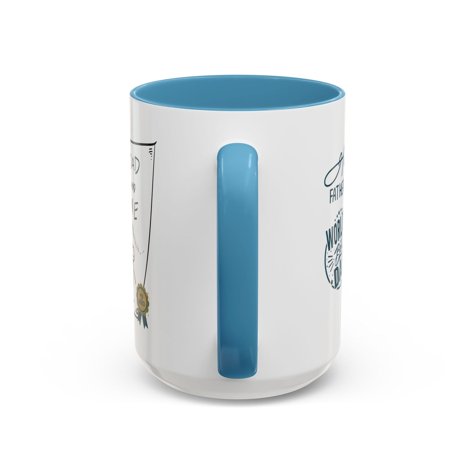 Best Dad Mug Masculine Design Mug Sentimental Fathers Gift Accent Coffee Mug (11, 15oz) - Metamorphosis Creations