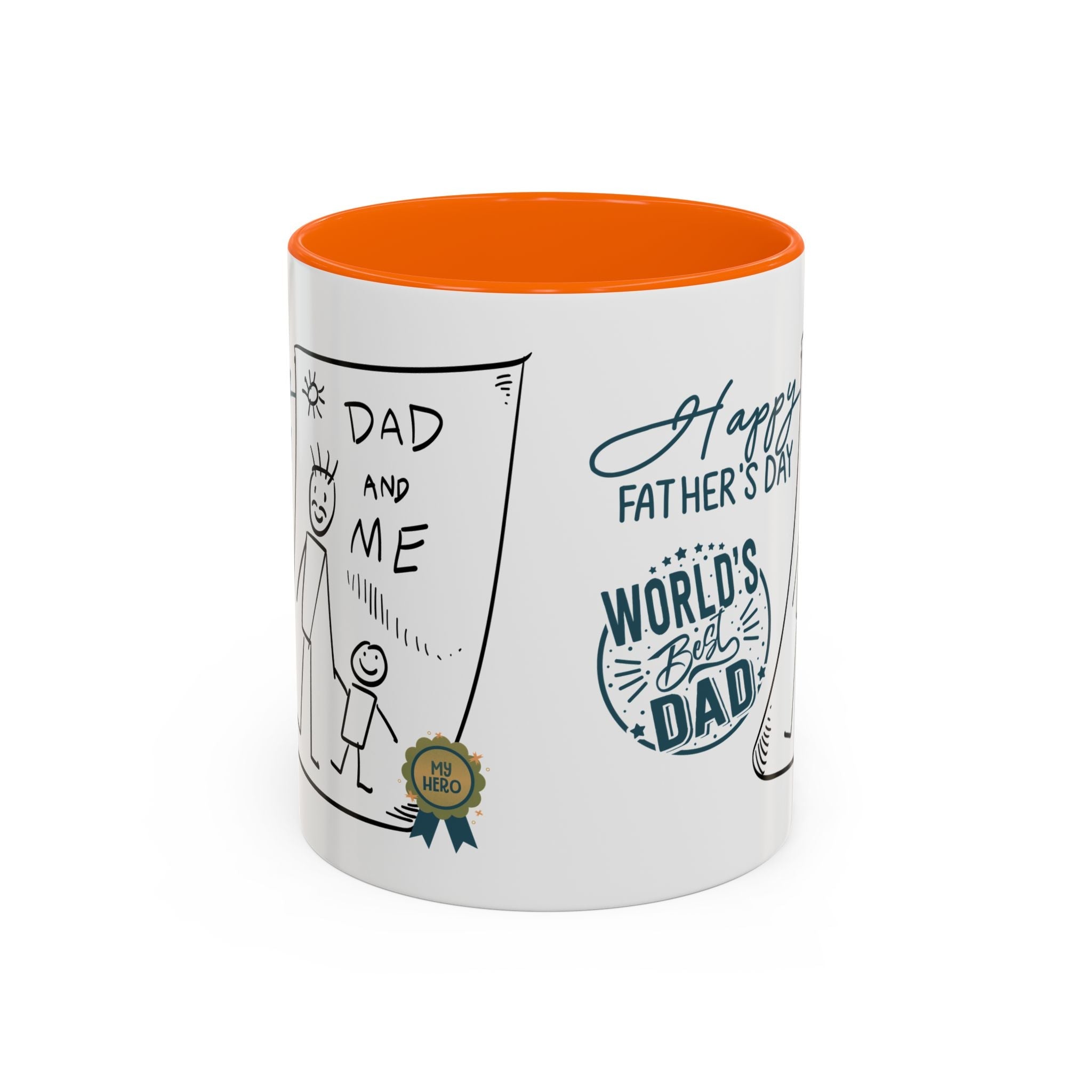 Best Dad Mug Masculine Design Mug Sentimental Fathers Gift Accent Coffee Mug (11, 15oz) - Metamorphosis Creations