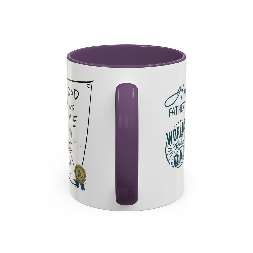 Best Dad Mug Masculine Design Mug Sentimental Fathers Gift Accent Coffee Mug (11, 15oz) - Metamorphosis Creations