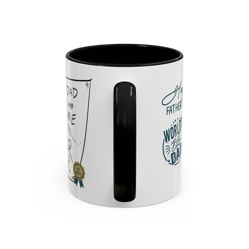 Best Dad Mug Masculine Design Mug Sentimental Fathers Gift Accent Coffee Mug (11, 15oz) - Metamorphosis Creations