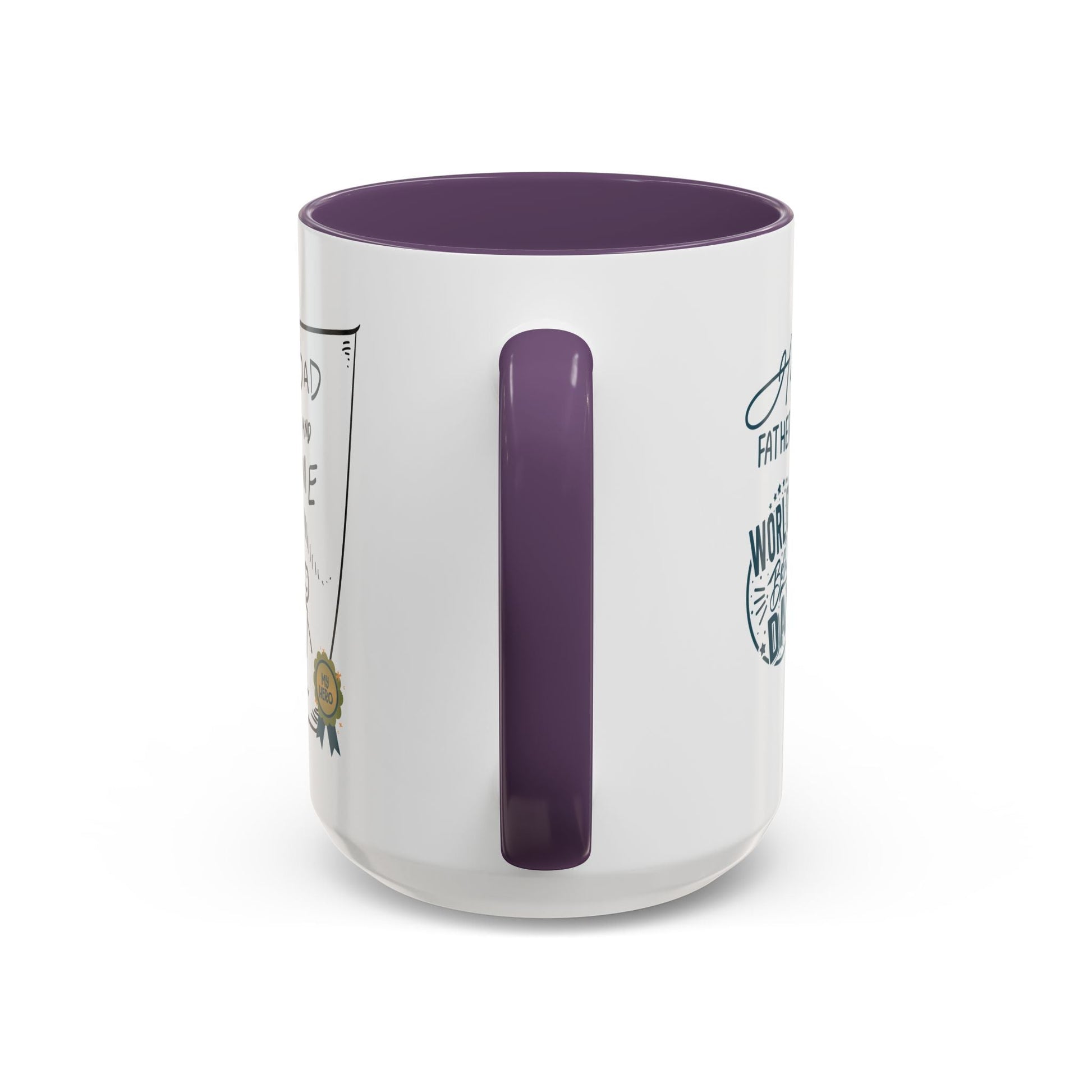 Best Dad Mug Masculine Design Mug Sentimental Fathers Gift Accent Coffee Mug (11, 15oz) - Metamorphosis Creations