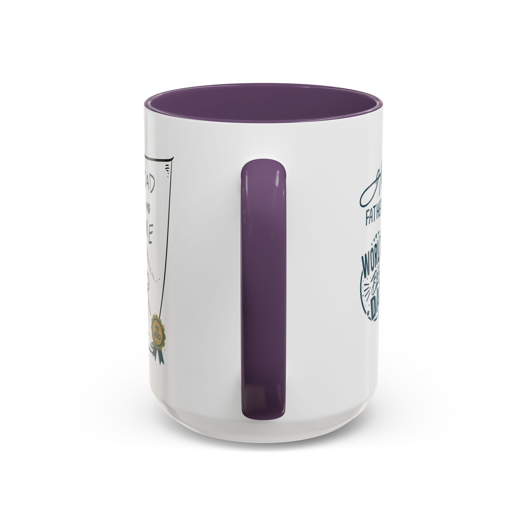 Best Dad Mug Masculine Design Mug Sentimental Fathers Gift Accent Coffee Mug (11, 15oz) - Metamorphosis Creations