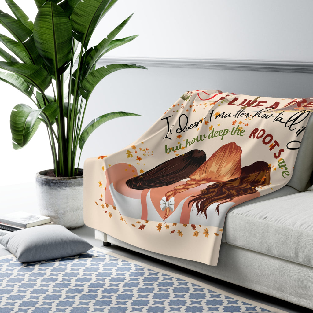 Best Friends Quote Throw, Friendship Gift, Cozy Bedding, Personalized Warm Cover, Custom Quote Bedspread - Metamorphosis Creations