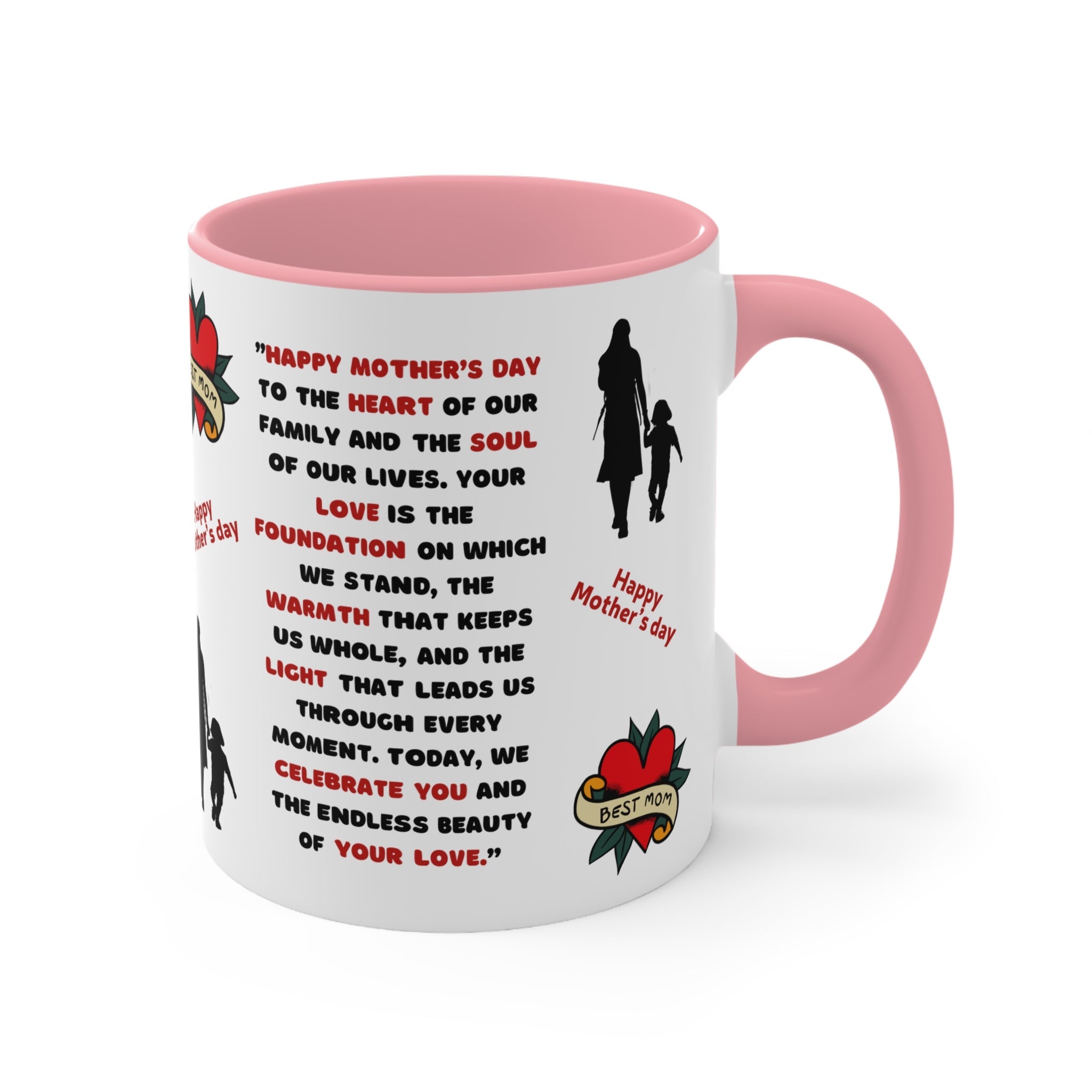 Best Mom Mug Mom Appreciation Mug Loving Mom Gift Accent Mugs - Metamorphosis Creations