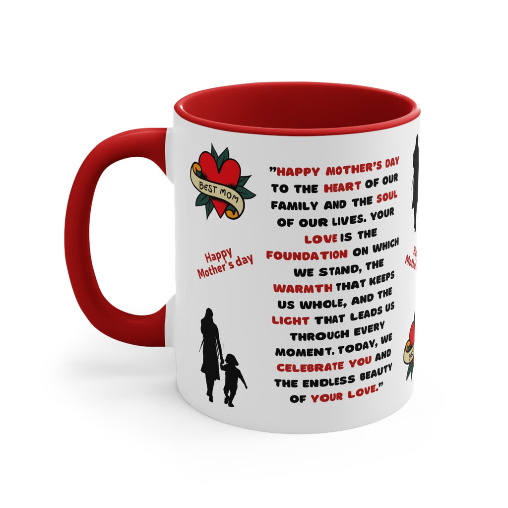 Best Mom Mug Mom Appreciation Mug Loving Mom Gift Accent Mugs - Metamorphosis Creations