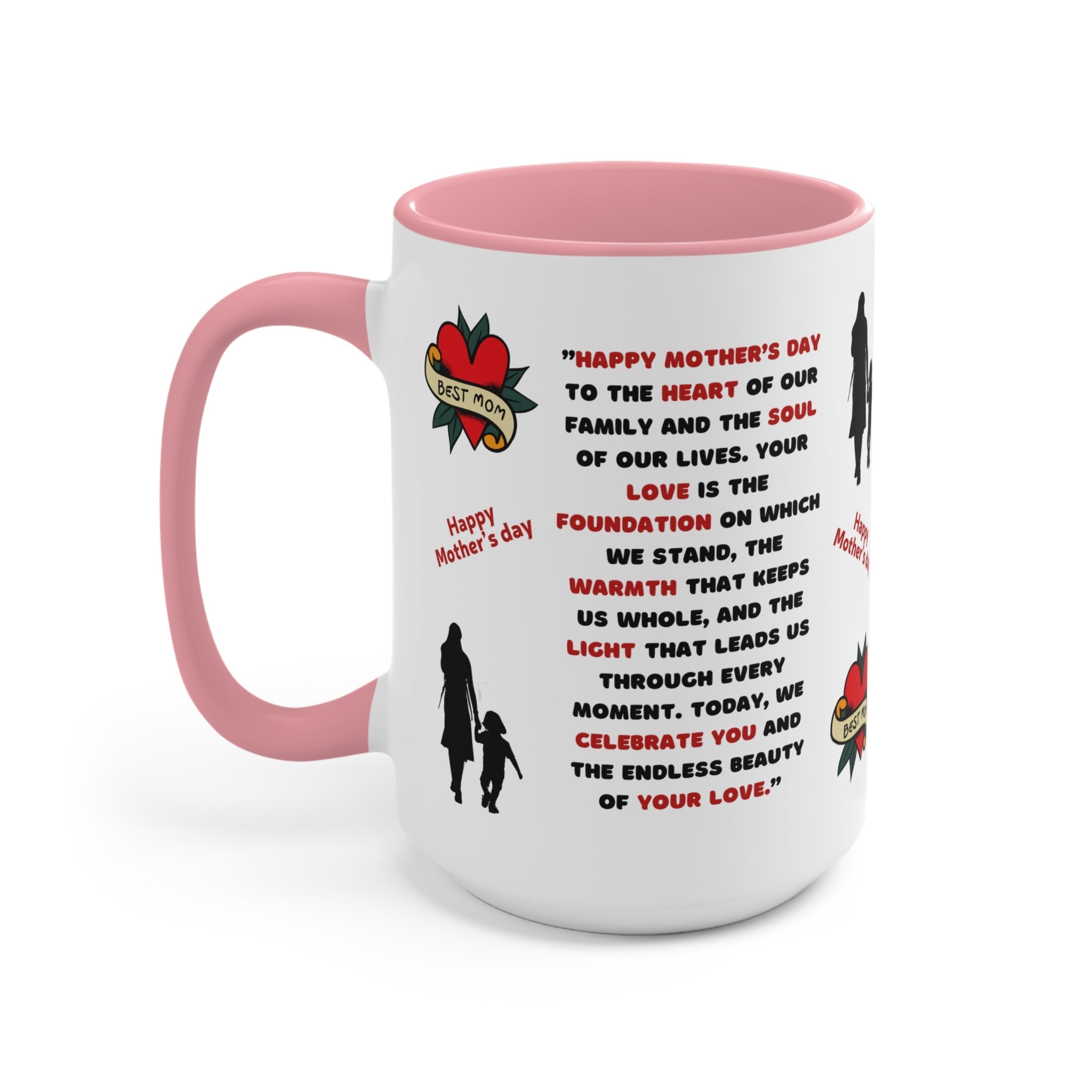 Best Mom Mug Mom Appreciation Mug Loving Mom Gift Accent Mugs - Metamorphosis Creations