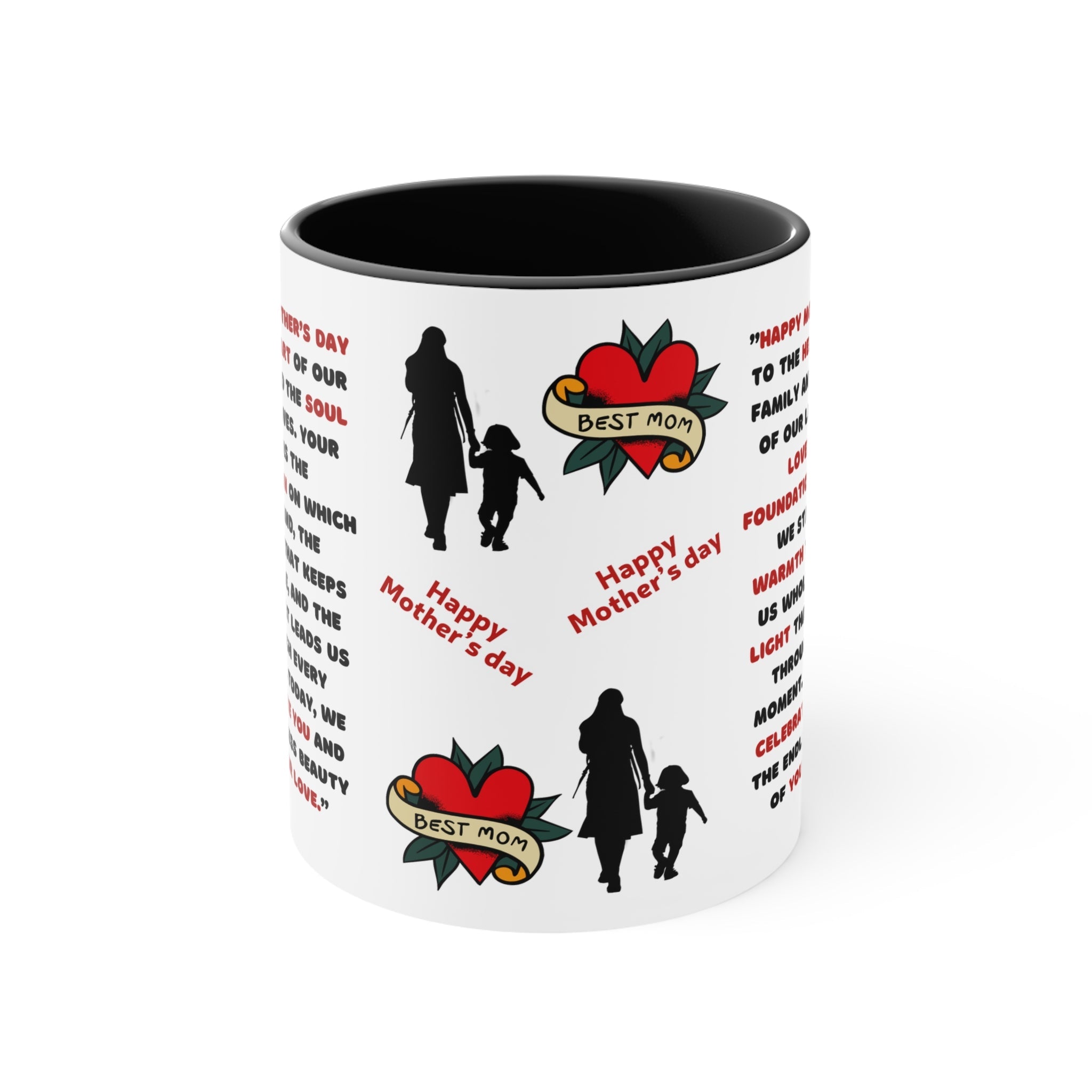 Best Mom Mug Mom Appreciation Mug Loving Mom Gift Accent Mugs - Metamorphosis Creations