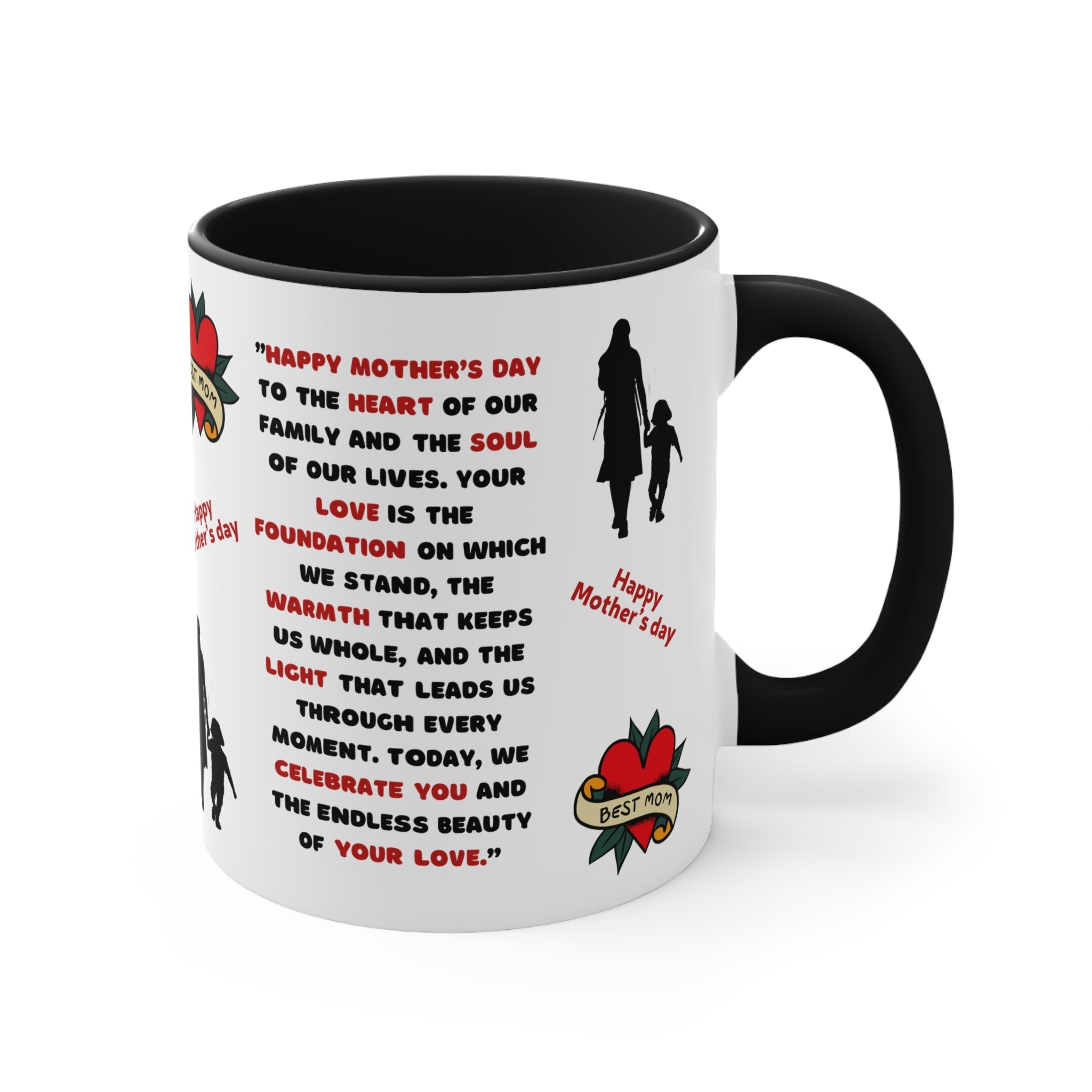 Best Mom Mug Mom Appreciation Mug Loving Mom Gift Accent Mugs - Metamorphosis Creations