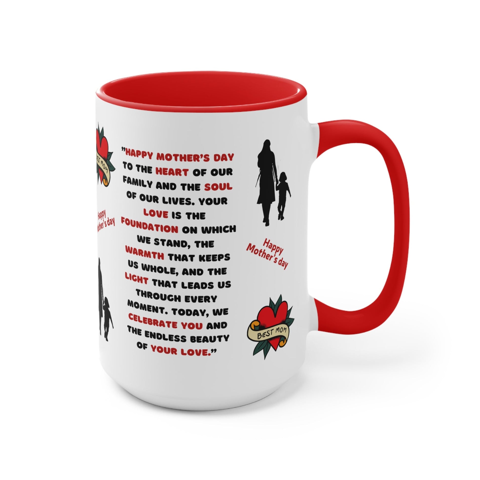 Best Mom Mug Mom Appreciation Mug Loving Mom Gift Accent Mugs - Metamorphosis Creations